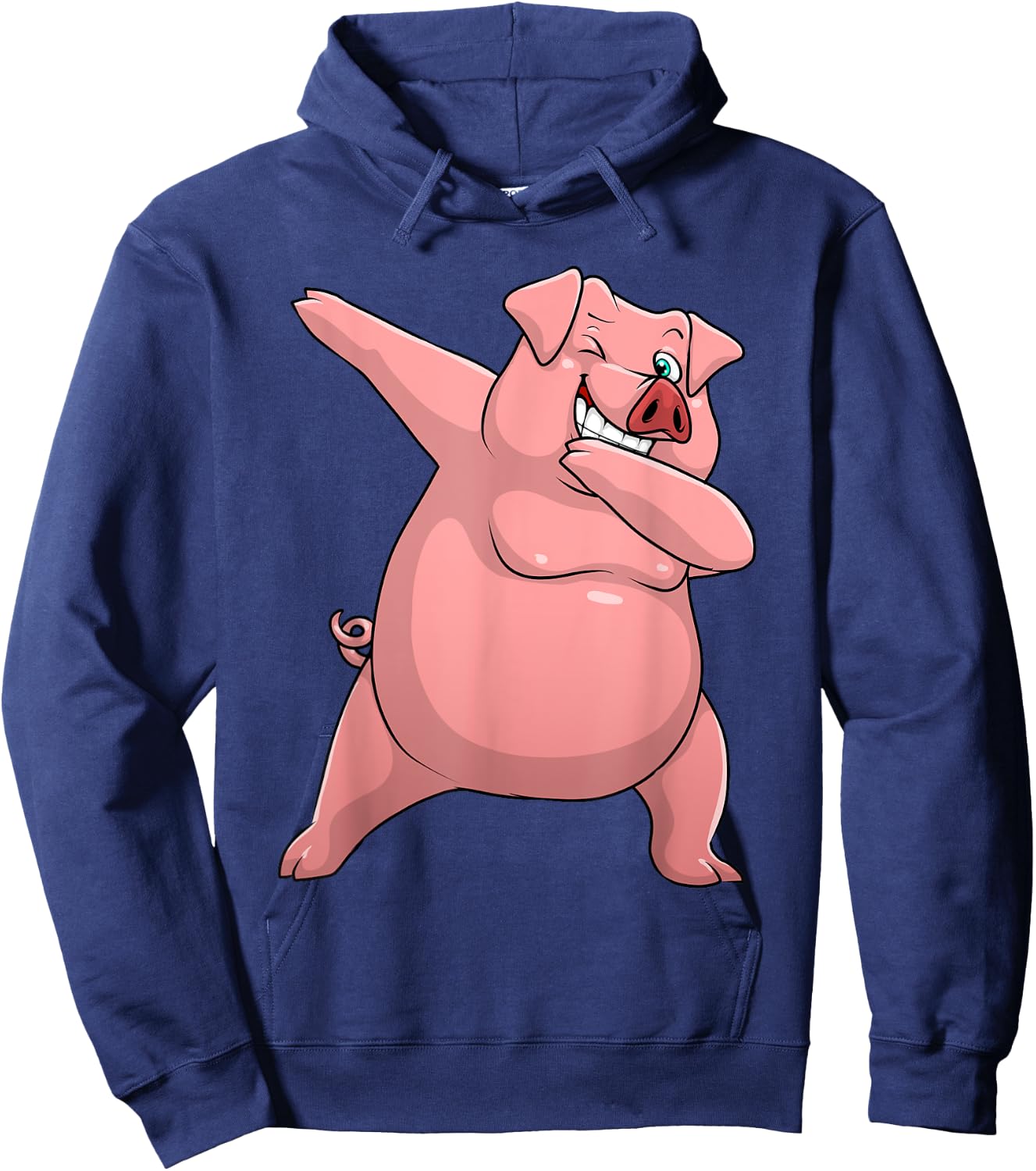 Cute Pig Art Women Kids Livestock Farming Pig Lovers Hoodie - Hoodie | Navy