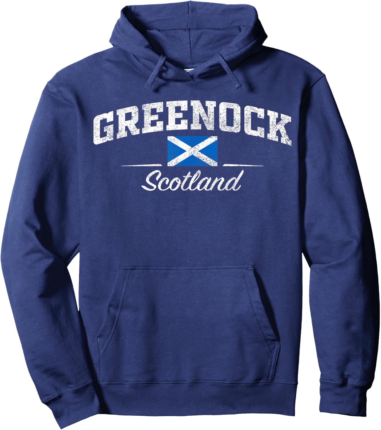 Greenock Scotland Hoodie - Hoodie | Navy