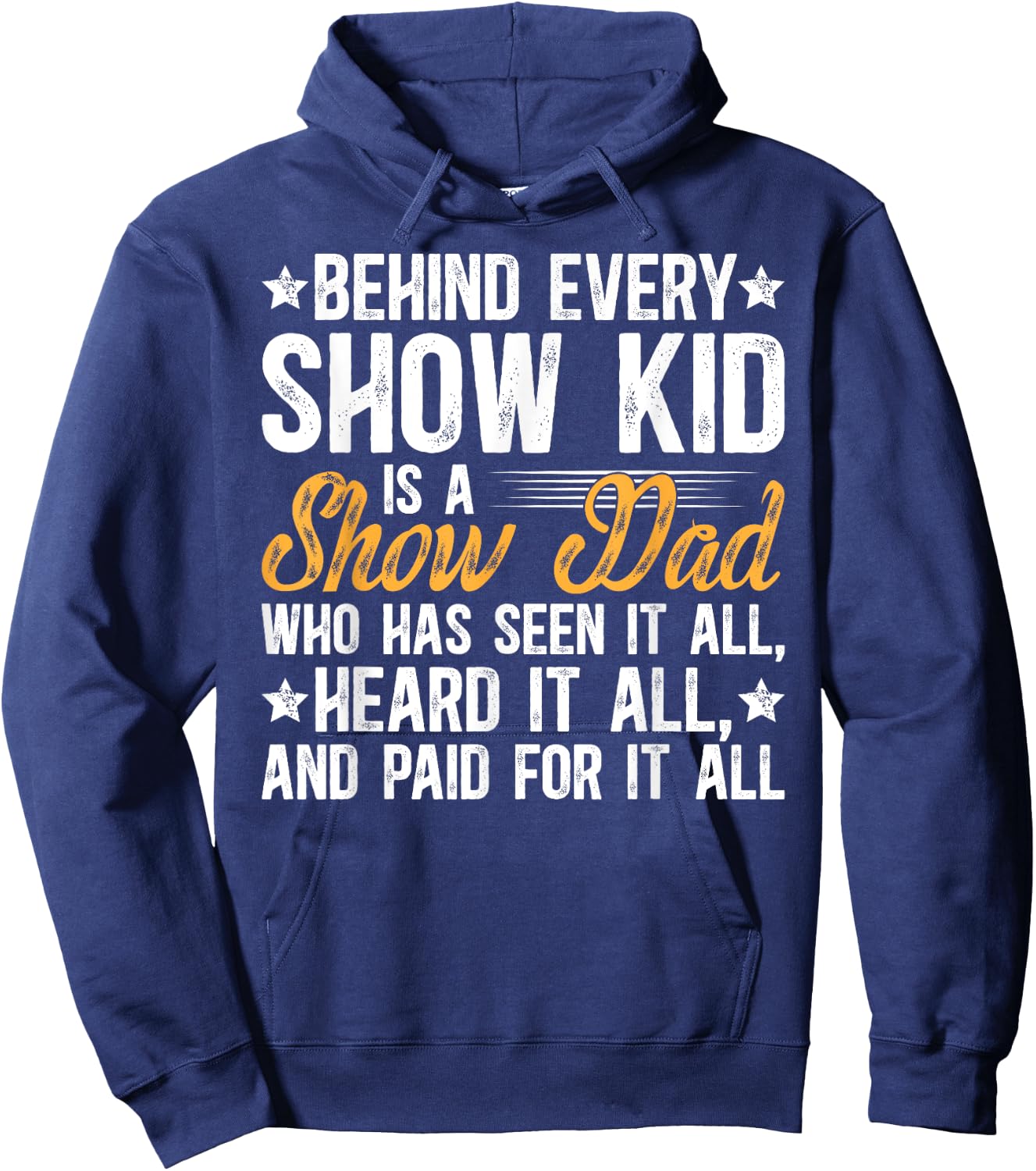 Funny Livestock Show Dad Funny Livestock Show Father Hoodie - Hoodie | Navy
