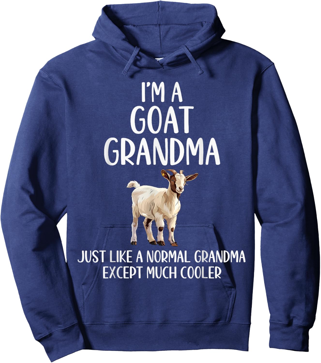 Goat Grandma Definition Animals Lover Farmer Mothers Day Hoodie - Hoodie | Navy