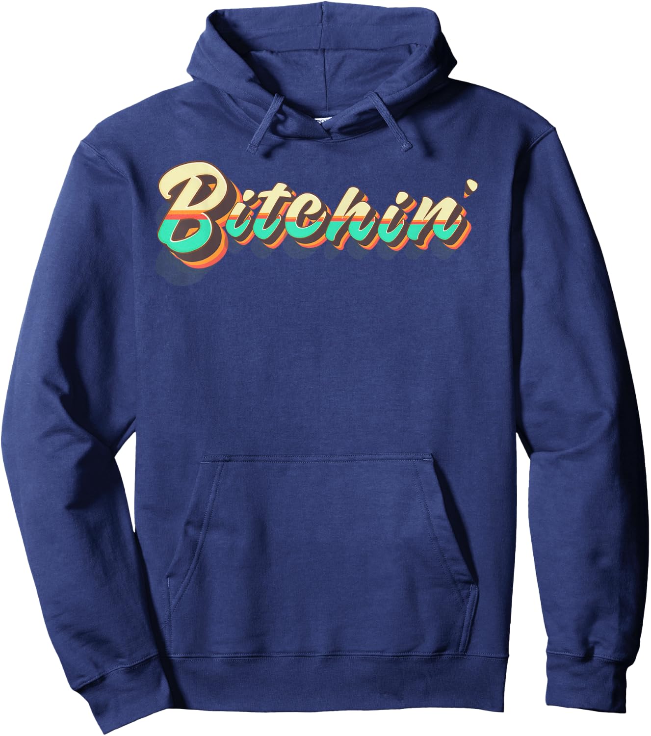 Bitchin' Retro Hoodie - Hoodie | Navy