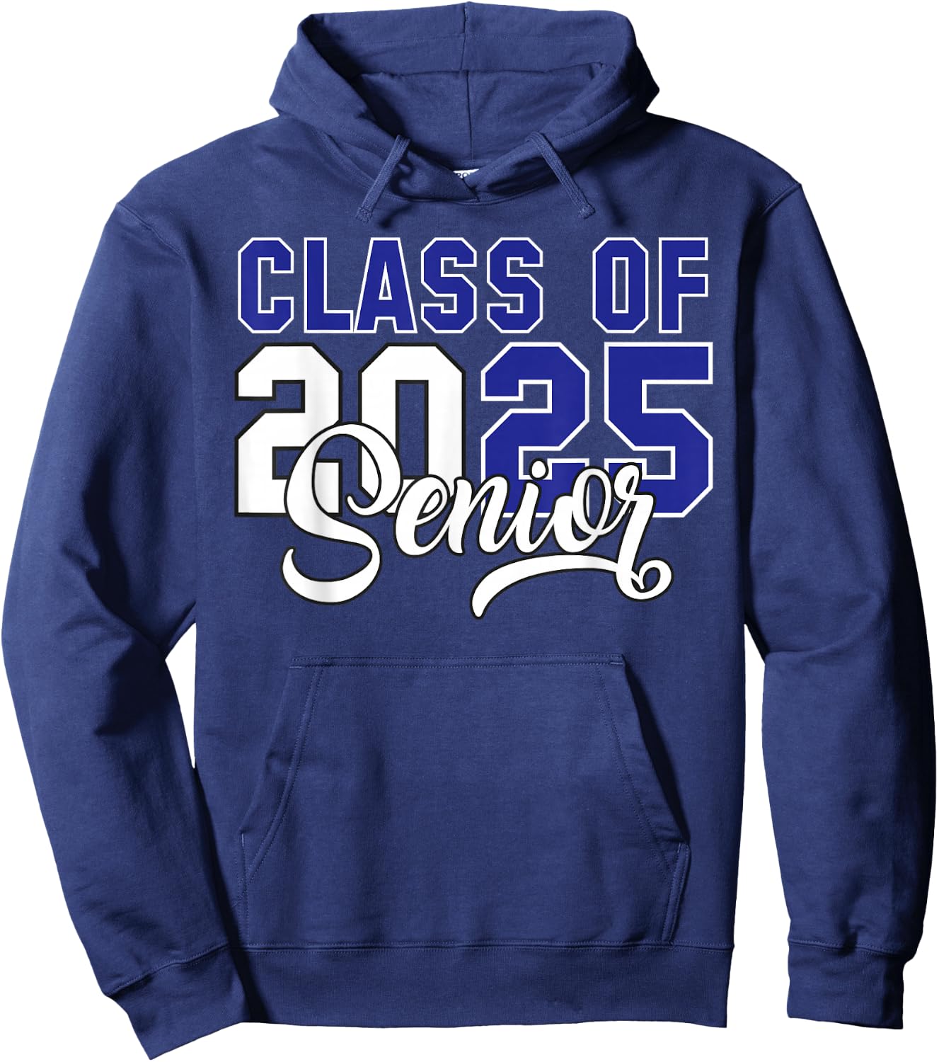 Class of 2025 Senior 2025 Graduation 25 Back To School Hoodie - Hoodie | Navy