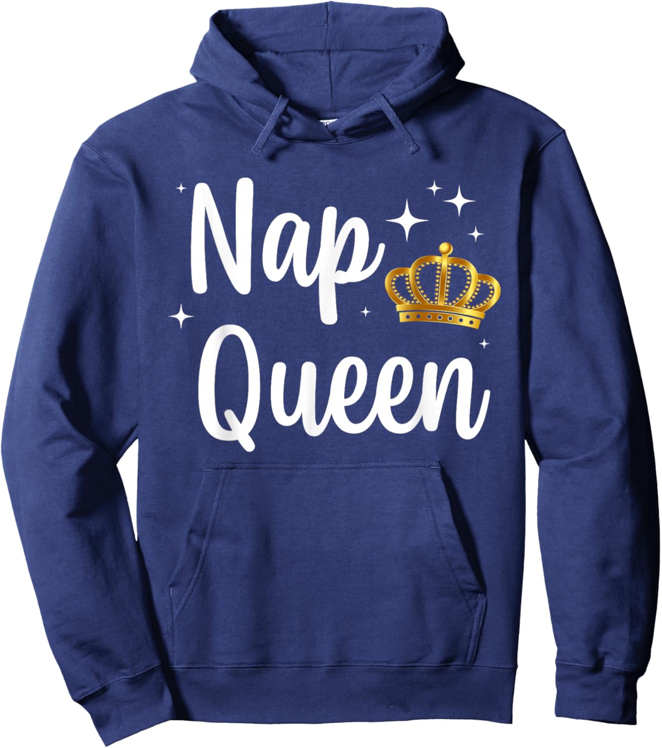 Funny Nap Queen Design Women Sleeping Napping Nap Lover Hoodie - Hoodie | Navy