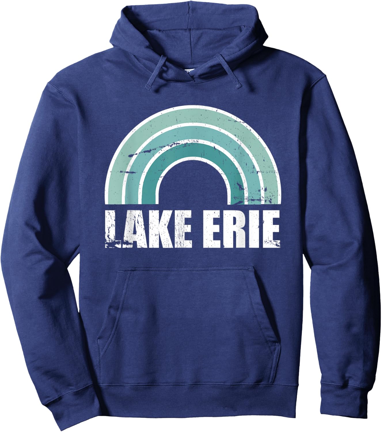 Lake Erie Michigan Family Vacation Hoodie - Hoodie | Navy