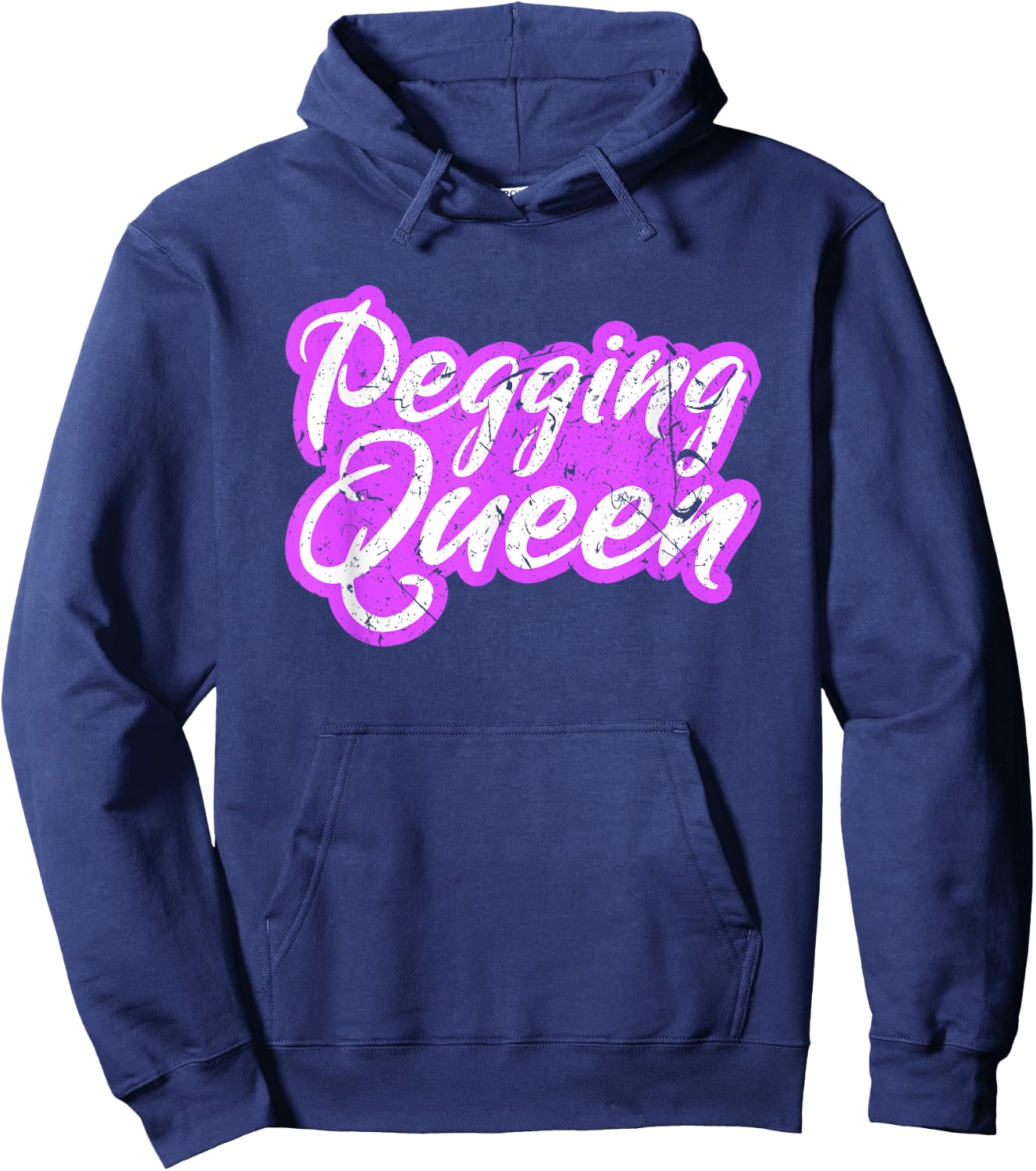 Pegging Queen Dominatrix Mistress BDSM Cuck Submissive Hoodie - Hoodie | Navy