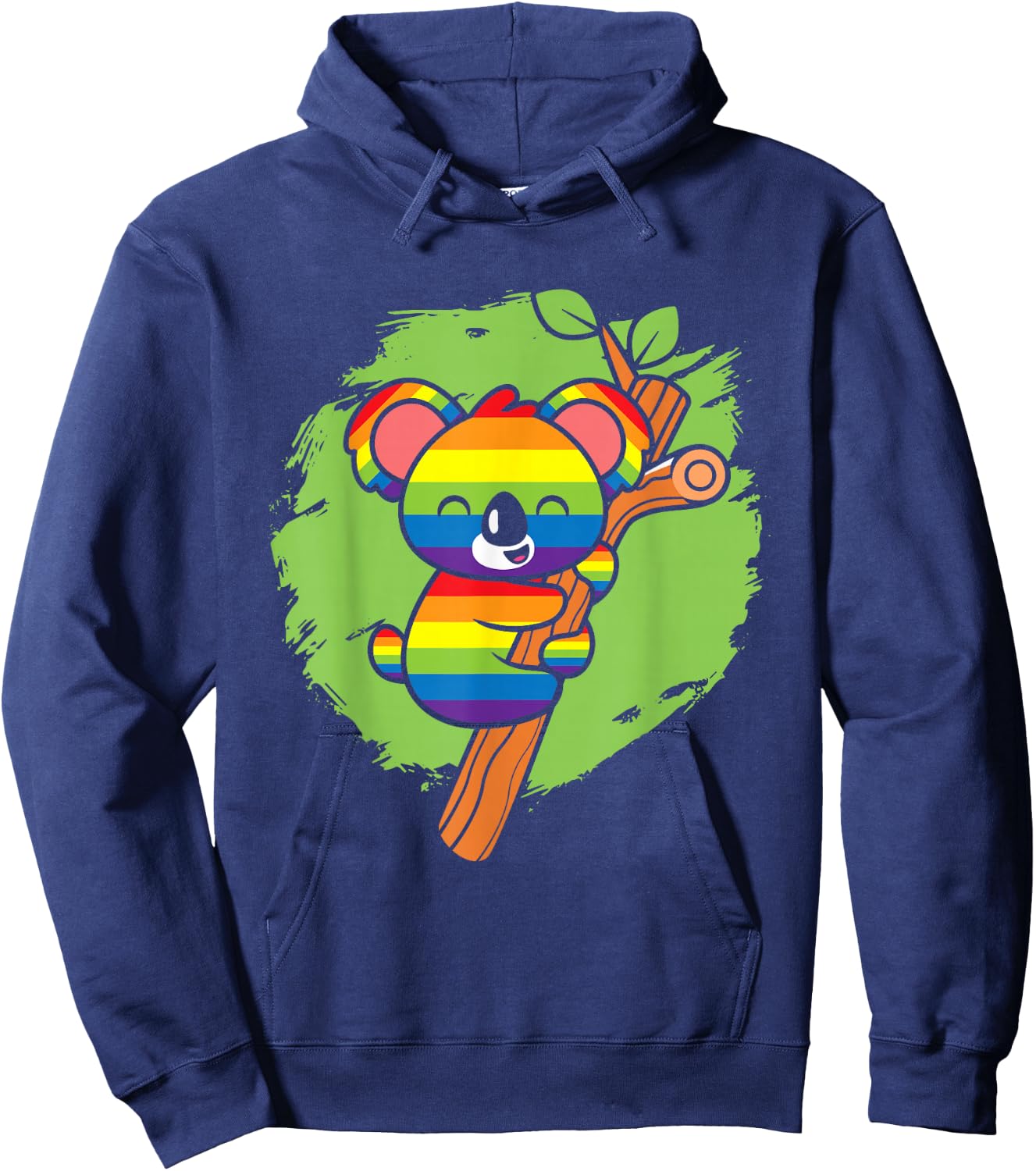 Queer Koala Adult Pride Party Lesbian Gay Ally CSD LGBTQ+ Hoodie - Hoodie | Navy