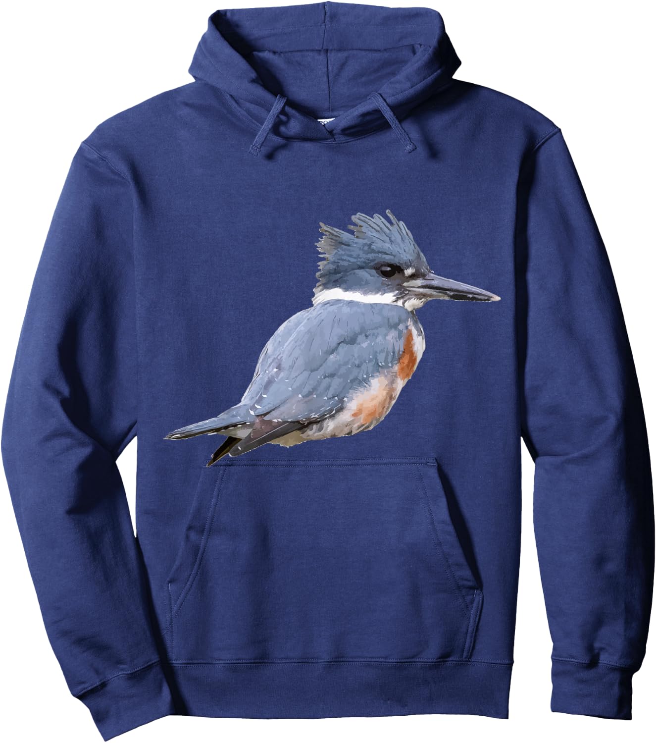 Belted Kingfisher Graphic Hoodie - Hoodie | Navy