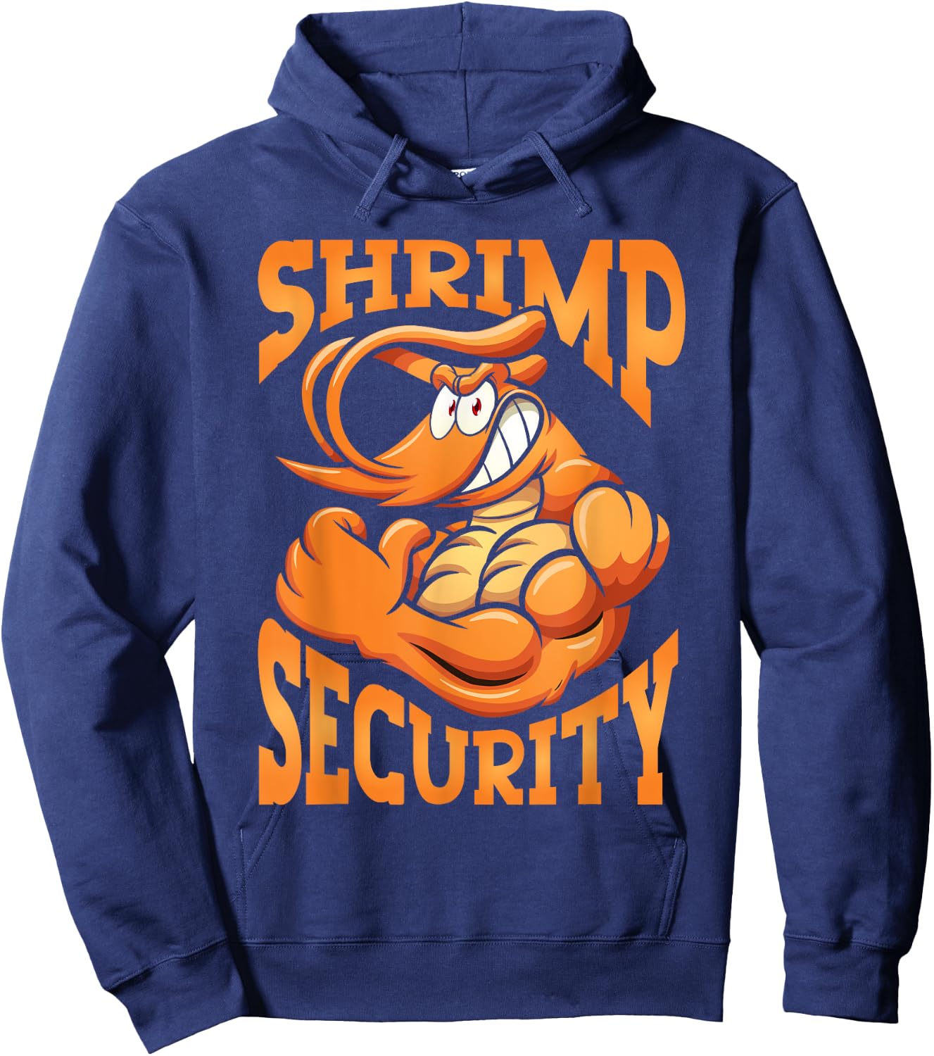 Ocean Shrimp Lover Shrimp Security Hoodie - Hoodie | Navy
