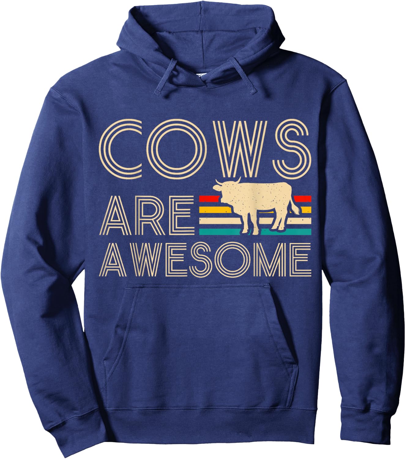 Cows Are Awesome Hoodie - Hoodie | Navy