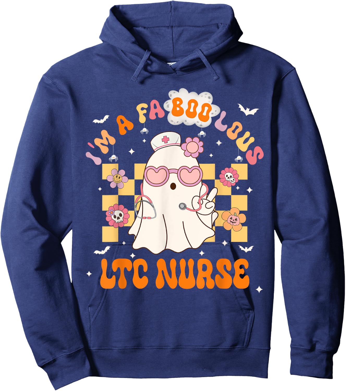 LTC Nurse Halloween Fabulous I'm A Faboolous Nurse Hoodie - Hoodie | Navy