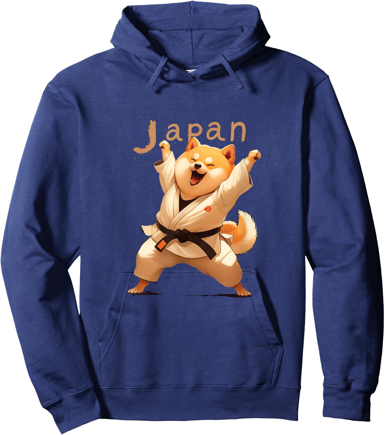 Japanese Judo Shiba Inu - Japan Souvenir Hoodie - Hoodie | Navy