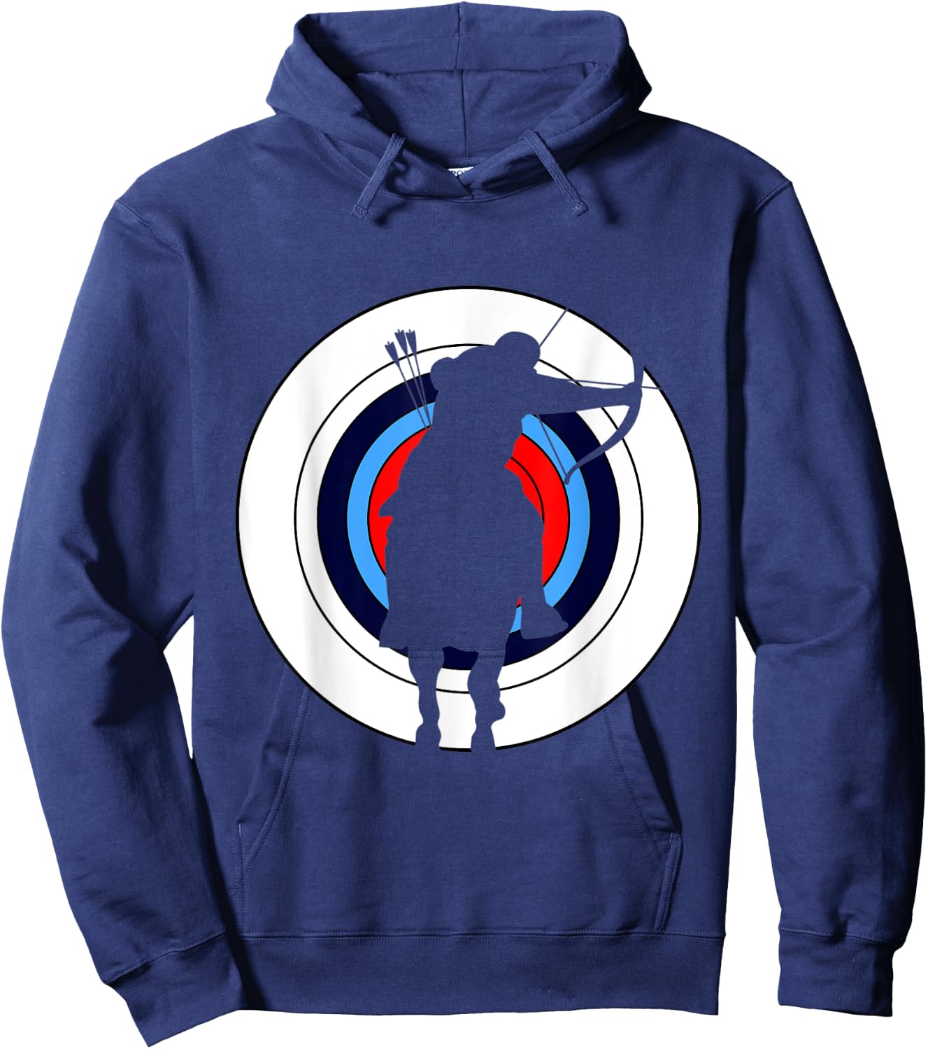 Mounted Archer Archery Target Men Women Hoodie - Hoodie | Navy