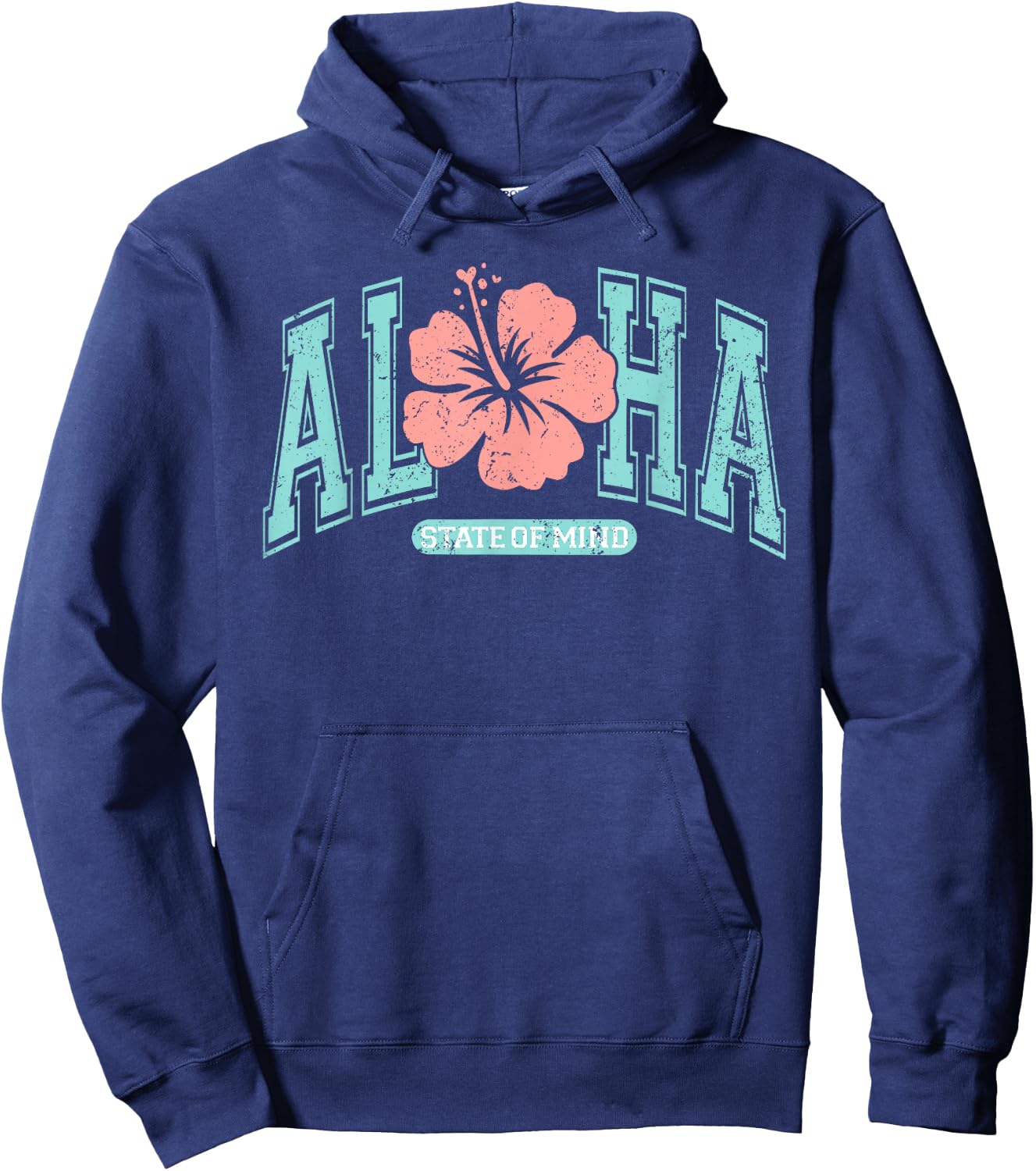 Aloha State Of Mind Summer Vacation Hawaii Beach Family Hoodie - Hoodie | Navy
