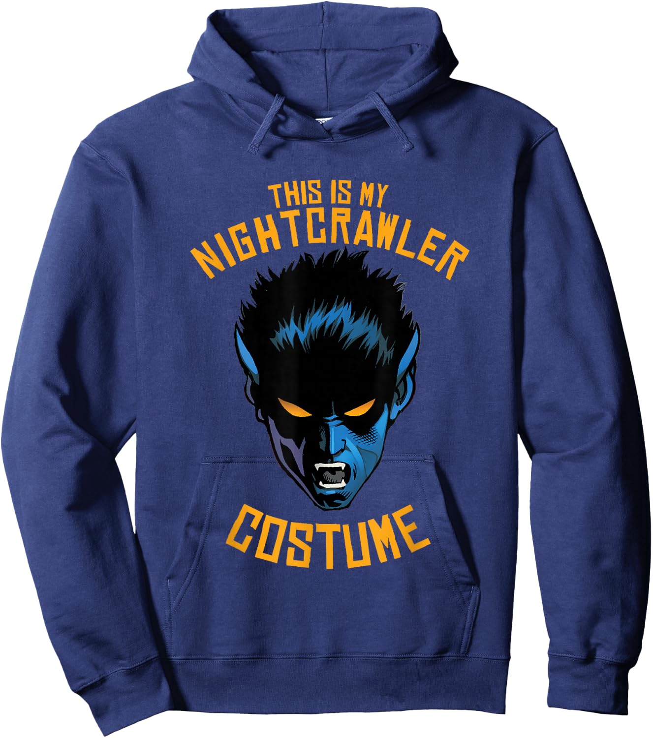 Marvel X-Men Halloween This is My Nightcrawler Costume Hoodie - Hoodie | Navy
