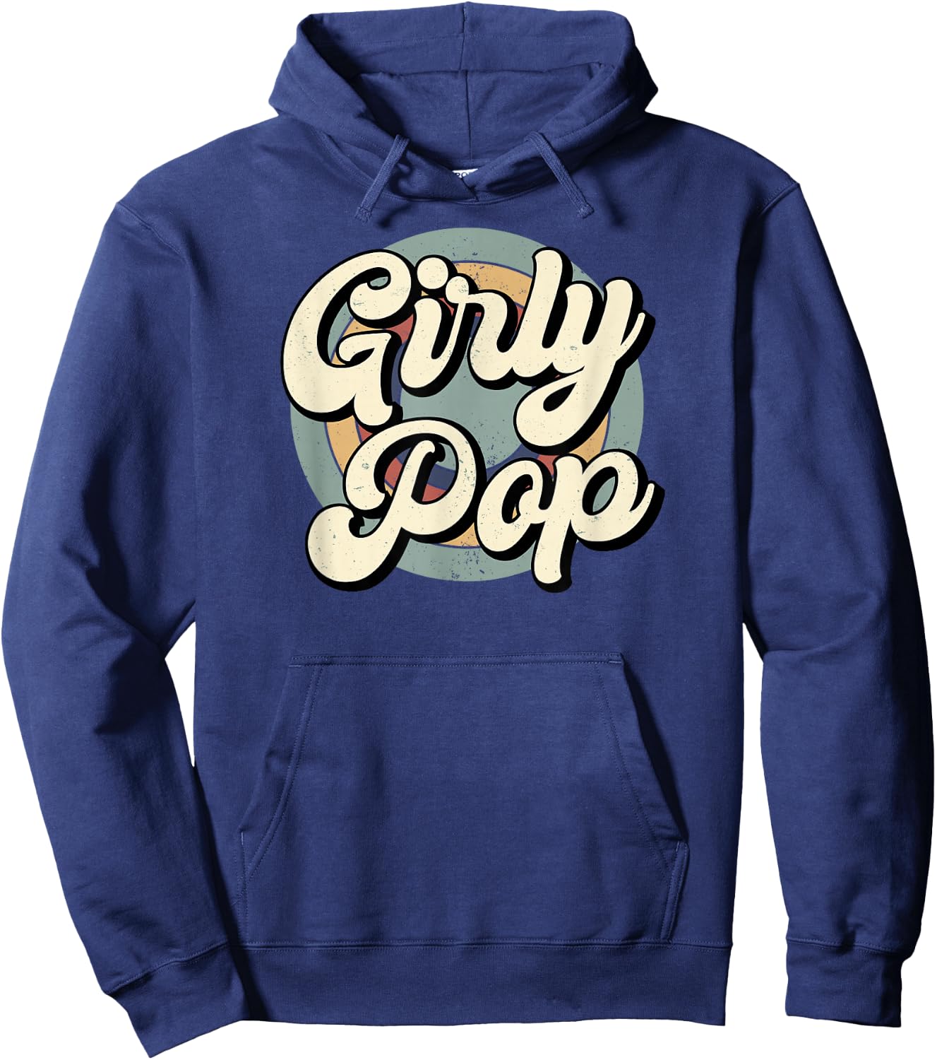 Girly Pop Slay Fun Statement Hoodie - Hoodie | Navy