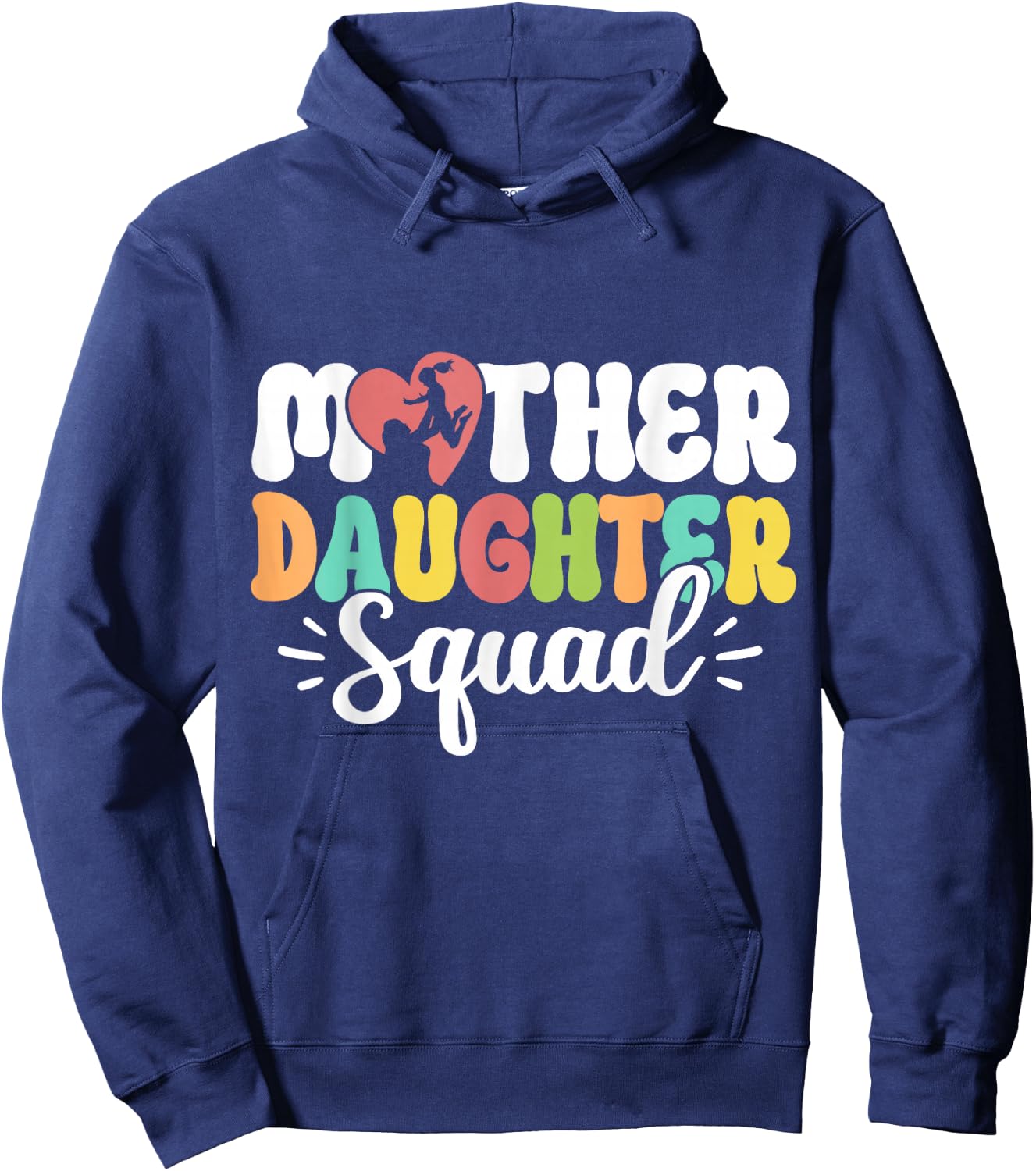 Mother Daughter Squad Mom Matching Mother Daughter Mommy Hoodie - Hoodie | Navy