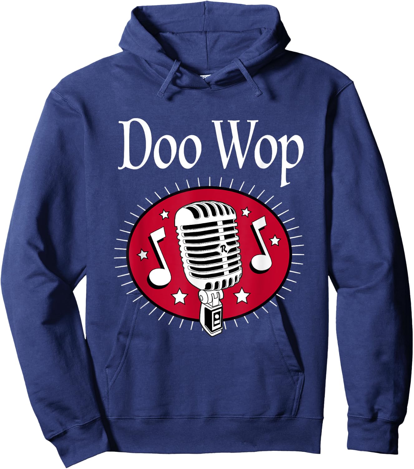 Doo Wop Rock N Roll 50s Sock Hop Dance Women Men Rockabilly Hoodie - Hoodie | Navy