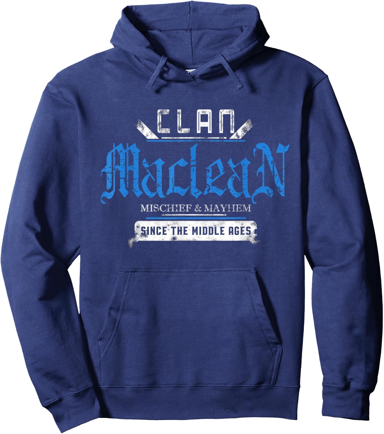 Clan MacLean - Mischief and Mayhem Since The Middle Ages Hoodie - Hoodie | Navy