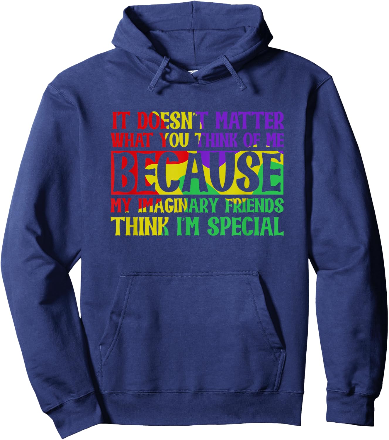 Fun - It doesn't matter what you think of me Hoodie - Hoodie | Navy