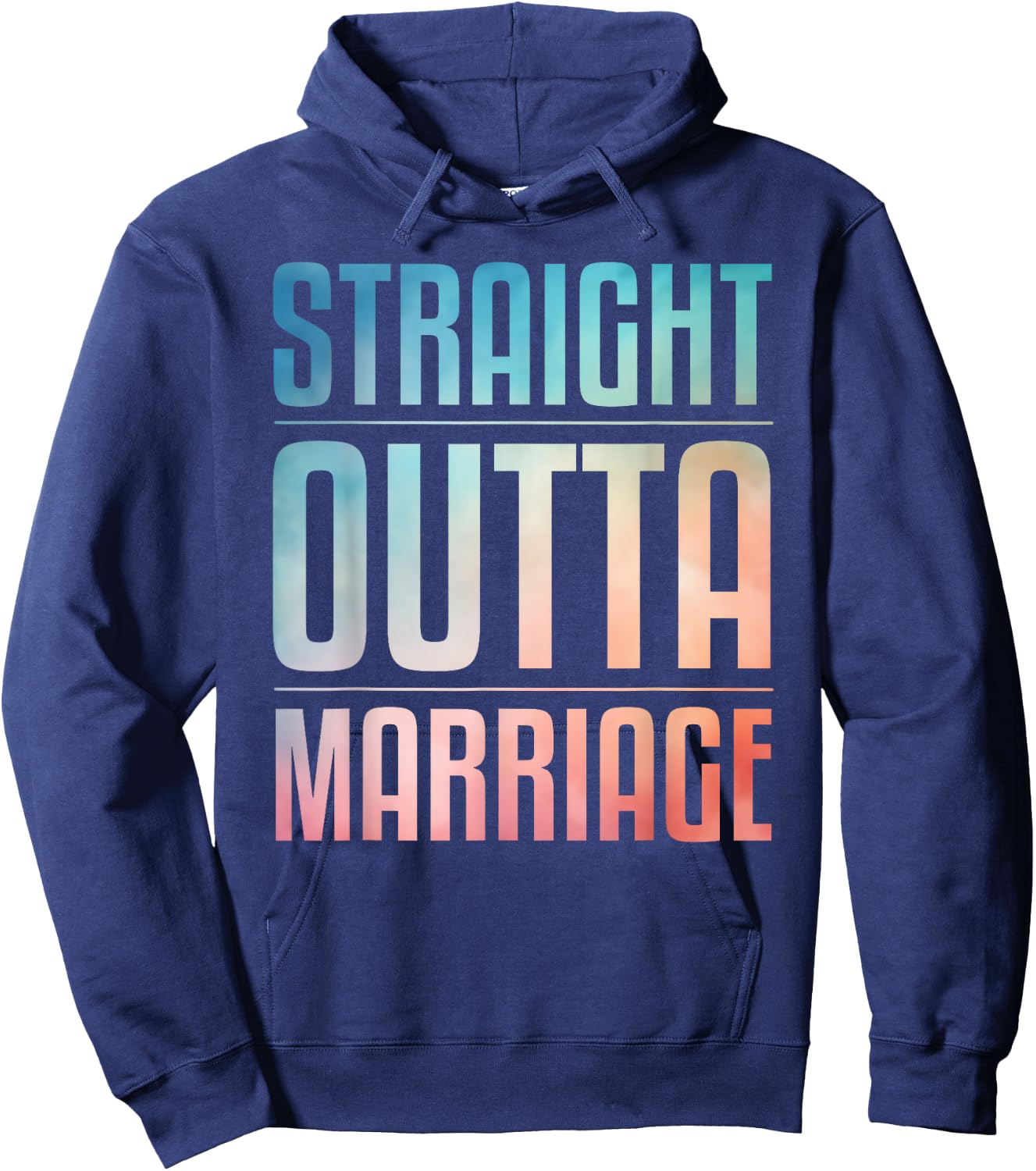 Cool Divorce Art Women Wedding Marriage Divorced Hoodie - Hoodie | Navy