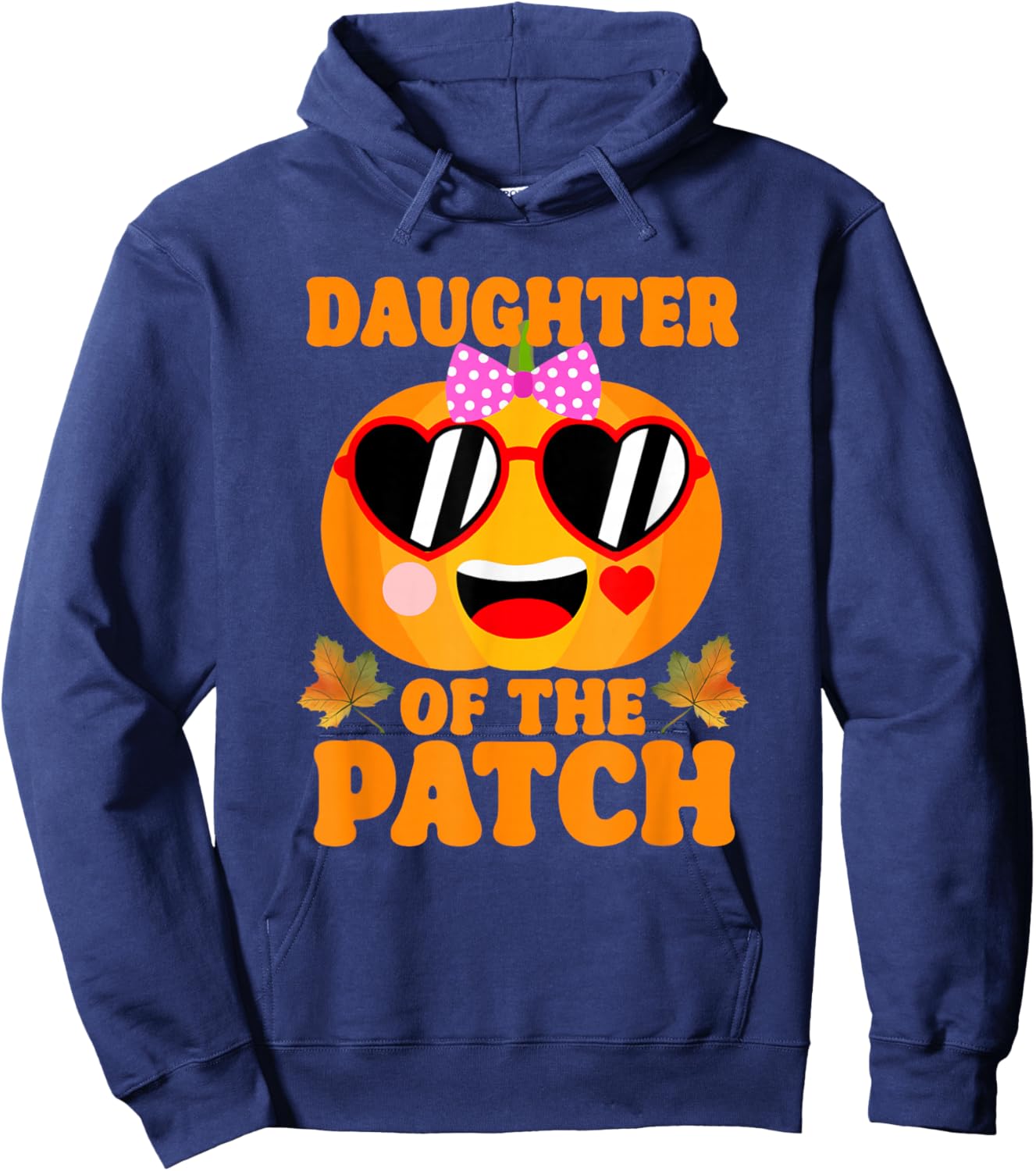 Daughter Of The Patch Pumpkin Halloween Family Matching Hoodie - Hoodie | Navy