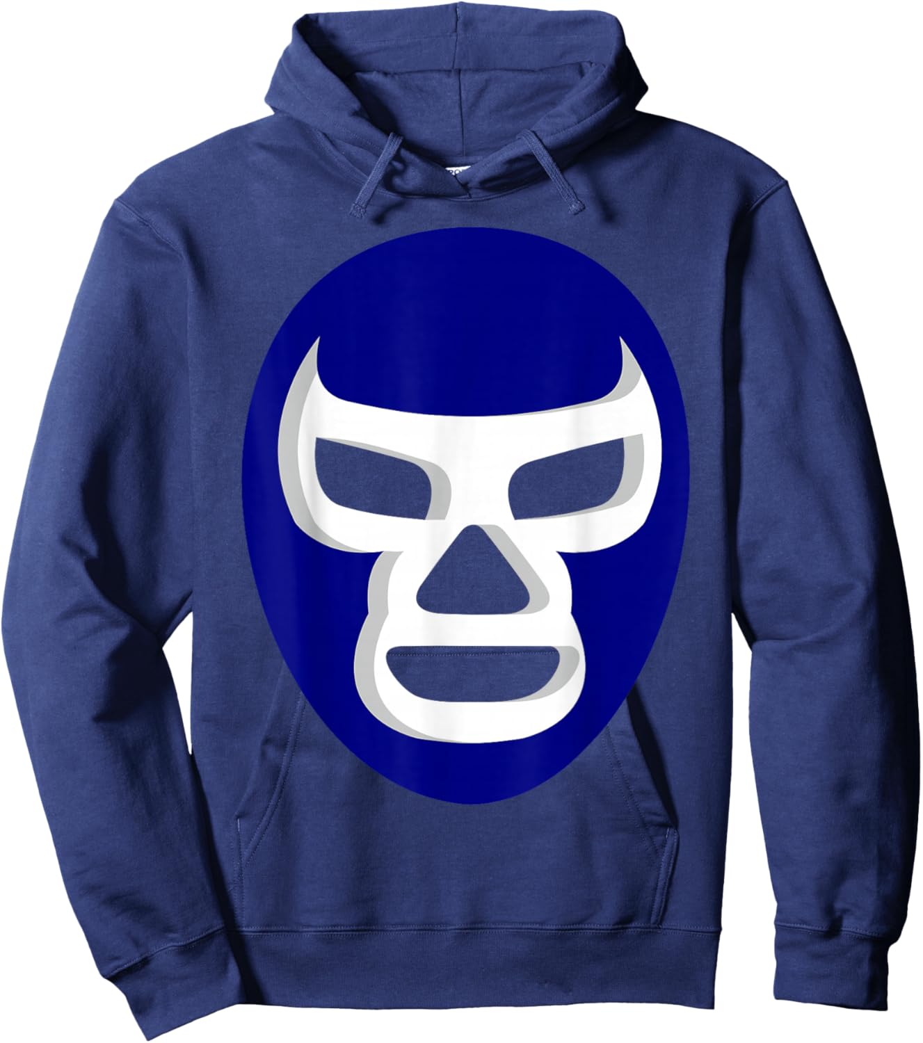Lucha Libre Mask Mexican Wrestler Blue Demon Shirt Hoodie - Hoodie | Navy