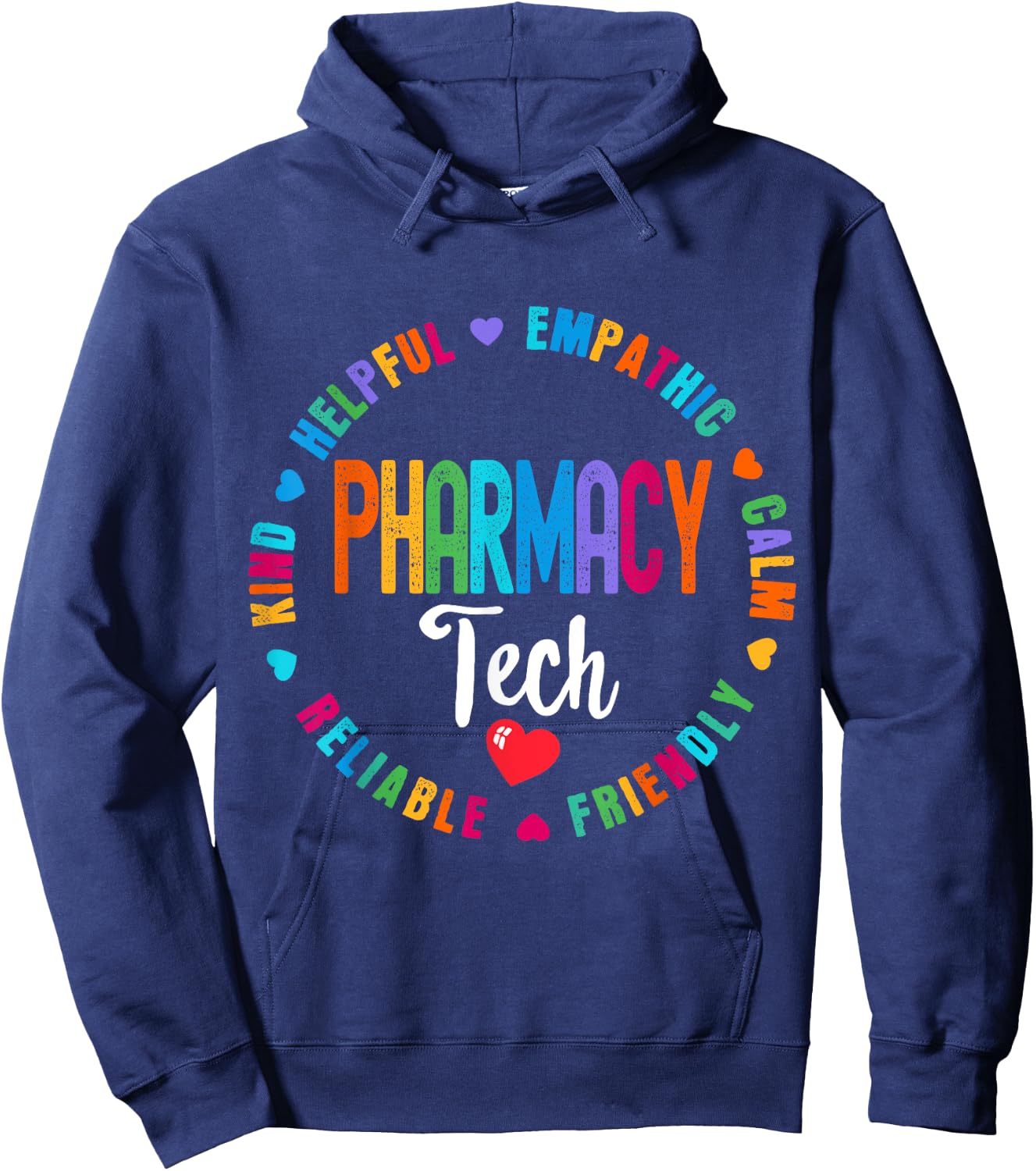 Pharmacy Tech Squad Life Pharmacist Tech Appreciation Week Hoodie - Hoodie | Navy