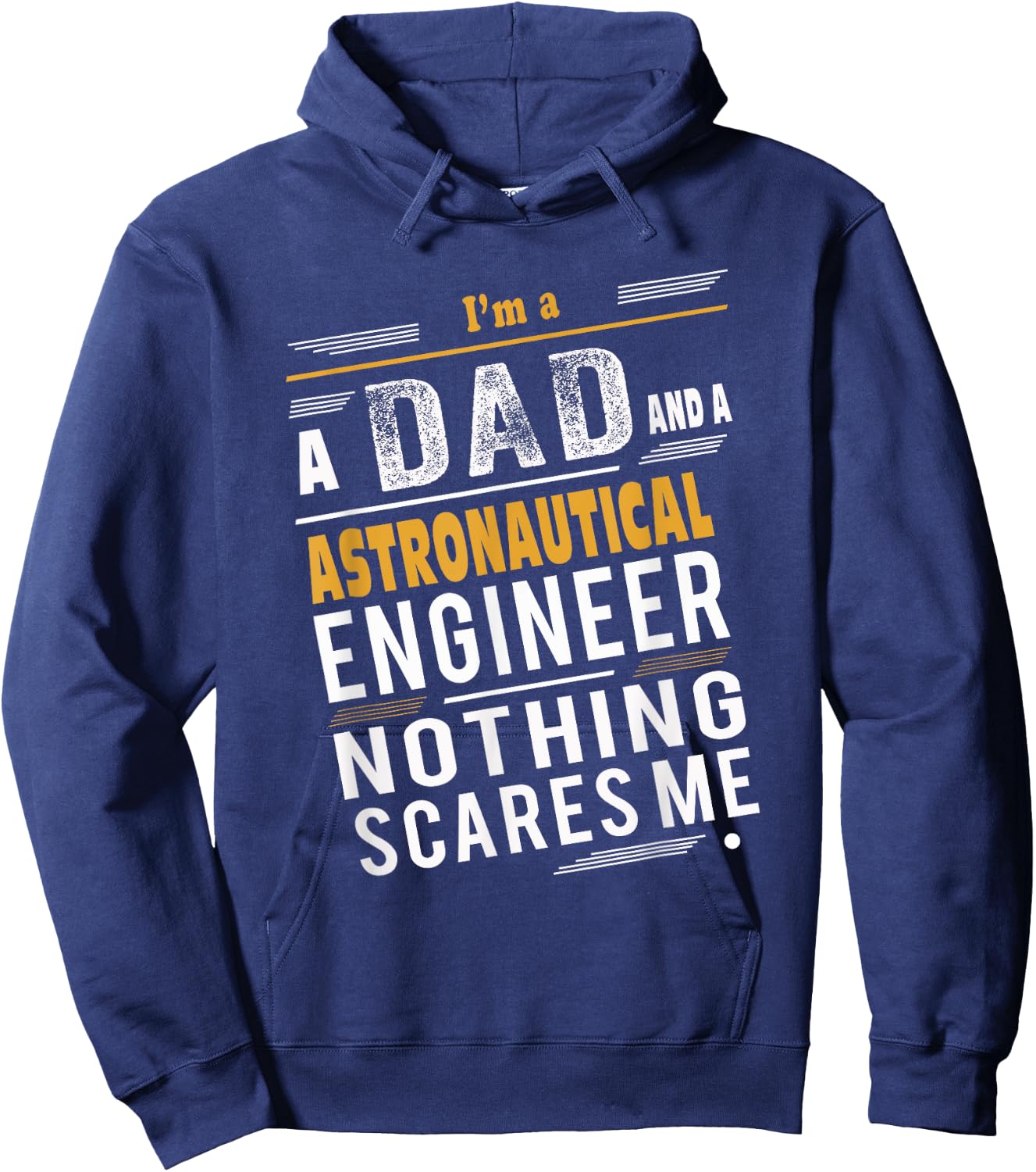 Astronautical Engineer Dad Hoodie - Hoodie | Navy