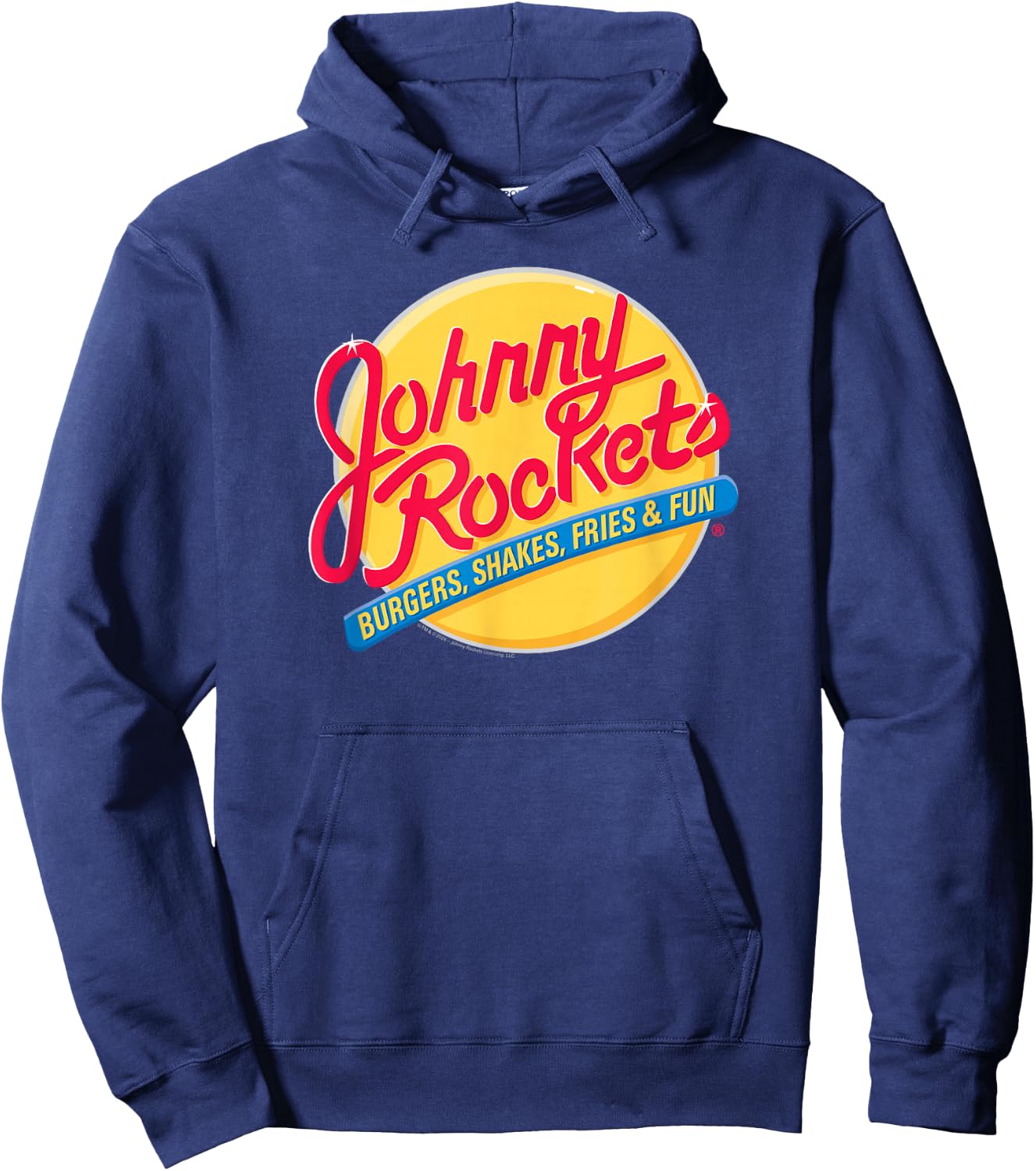 Johnny Rockets Vintage Logo Fast Food Hoodie - Hoodie | Navy