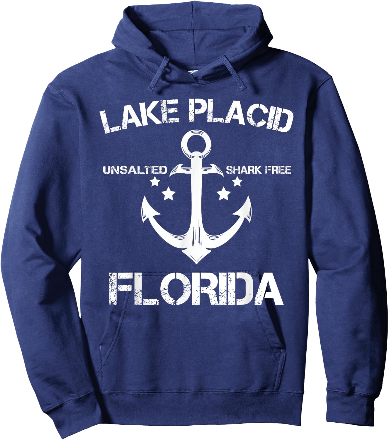 LAKE PLACID FLORIDA Funny Fishing Camping Summer Gift Men Women Kids Hoodie - Hoodie | Navy