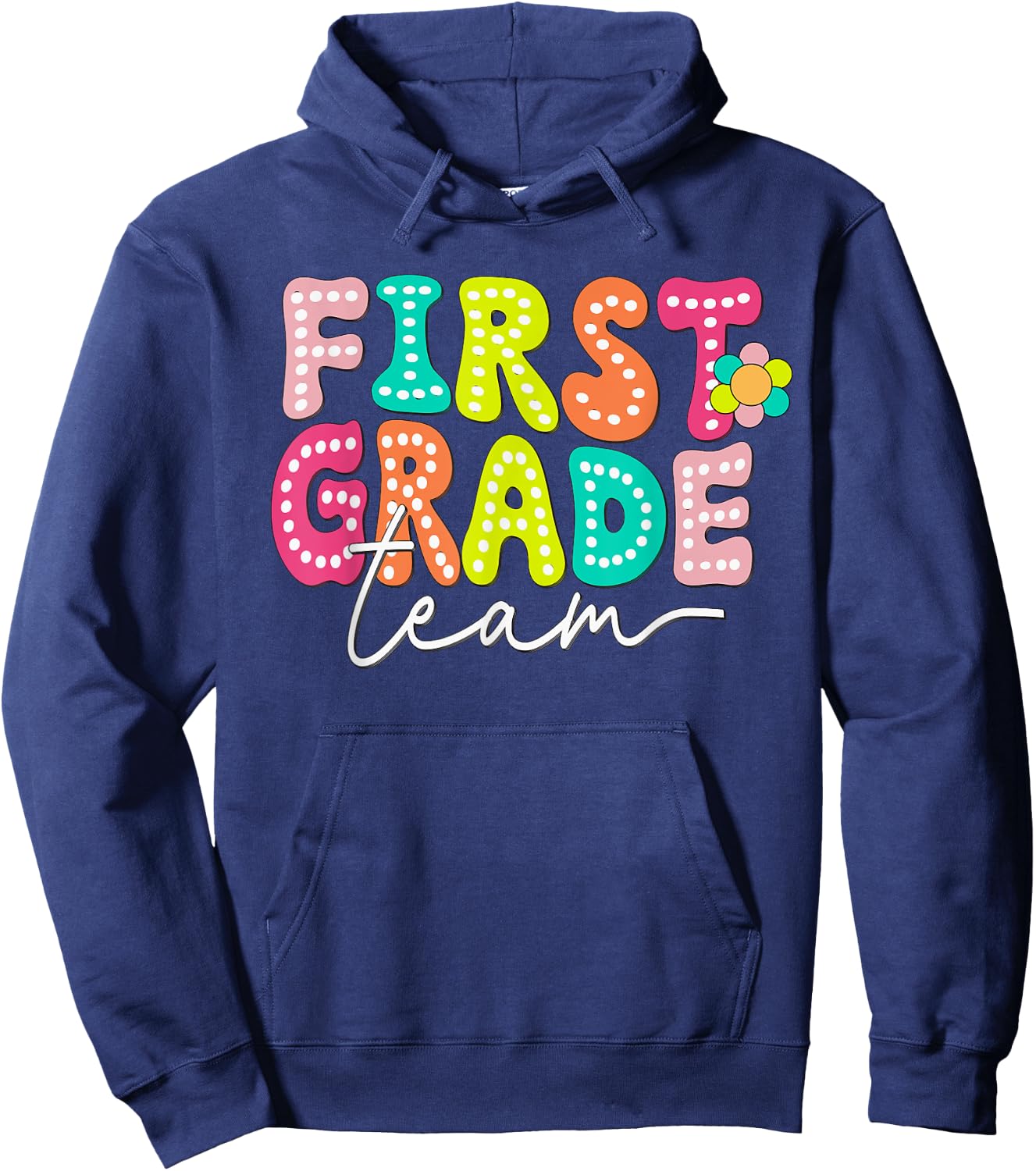 First Grade Team Teacher Back To School 1st Grade Squad Kids Hoodie - Hoodie | Navy