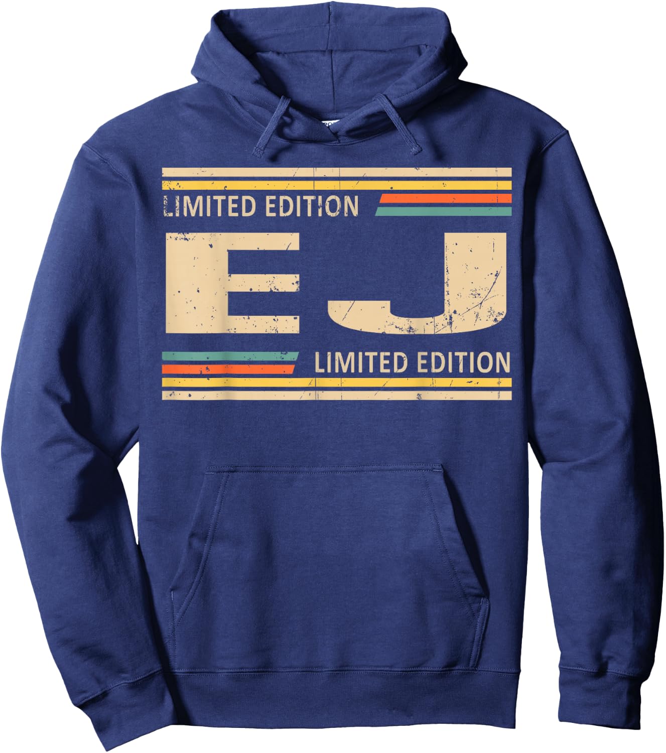 EJ Limited Edition Shirt EJ Name Personalized Hoodie - Hoodie | Navy