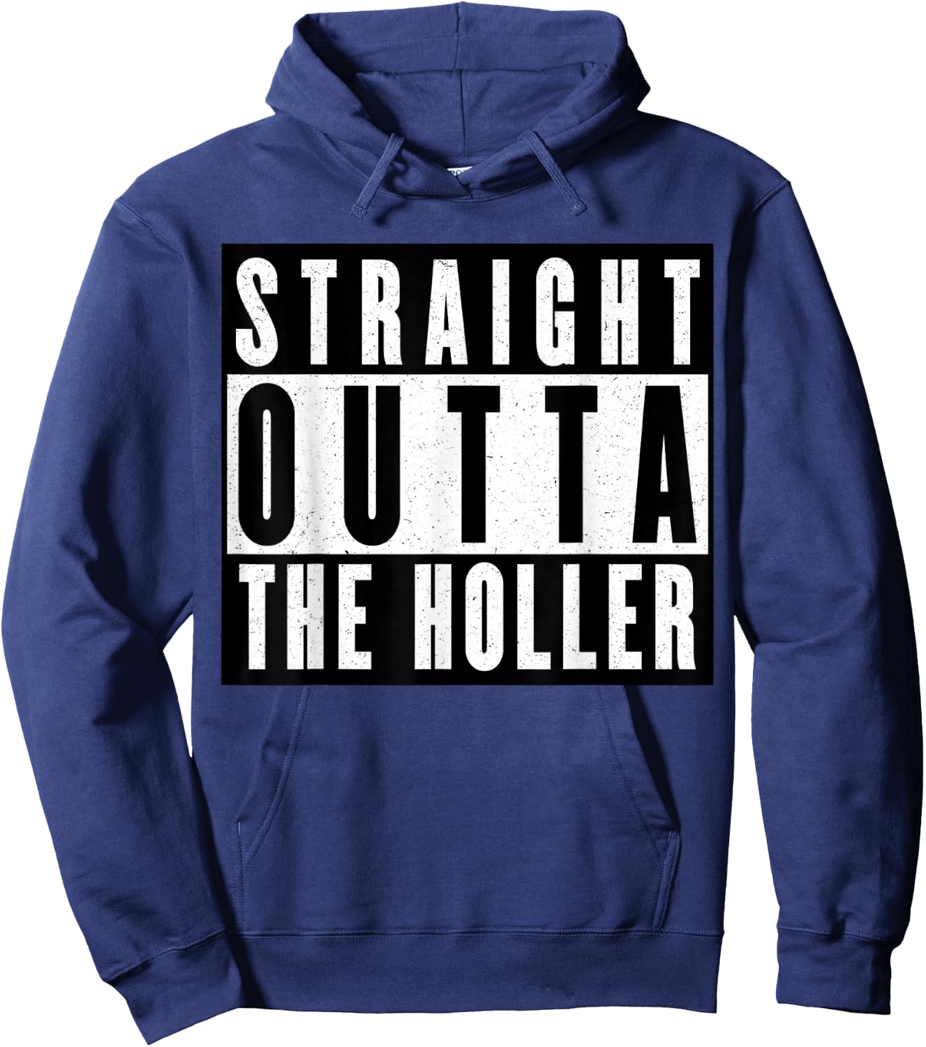 Straight Outta The Holler Hoodie - Hoodie | Navy