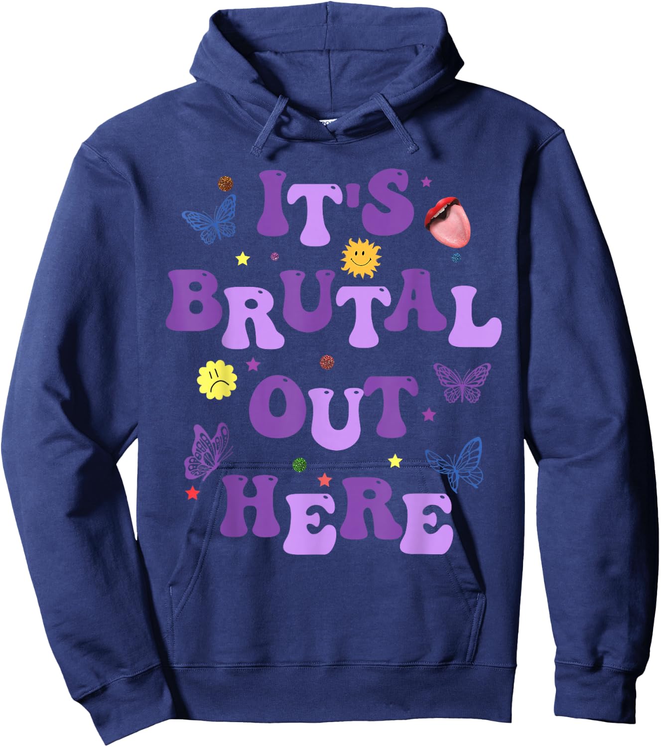 God It's Brutal Out Here Music Lover Hoodie - Hoodie | Navy