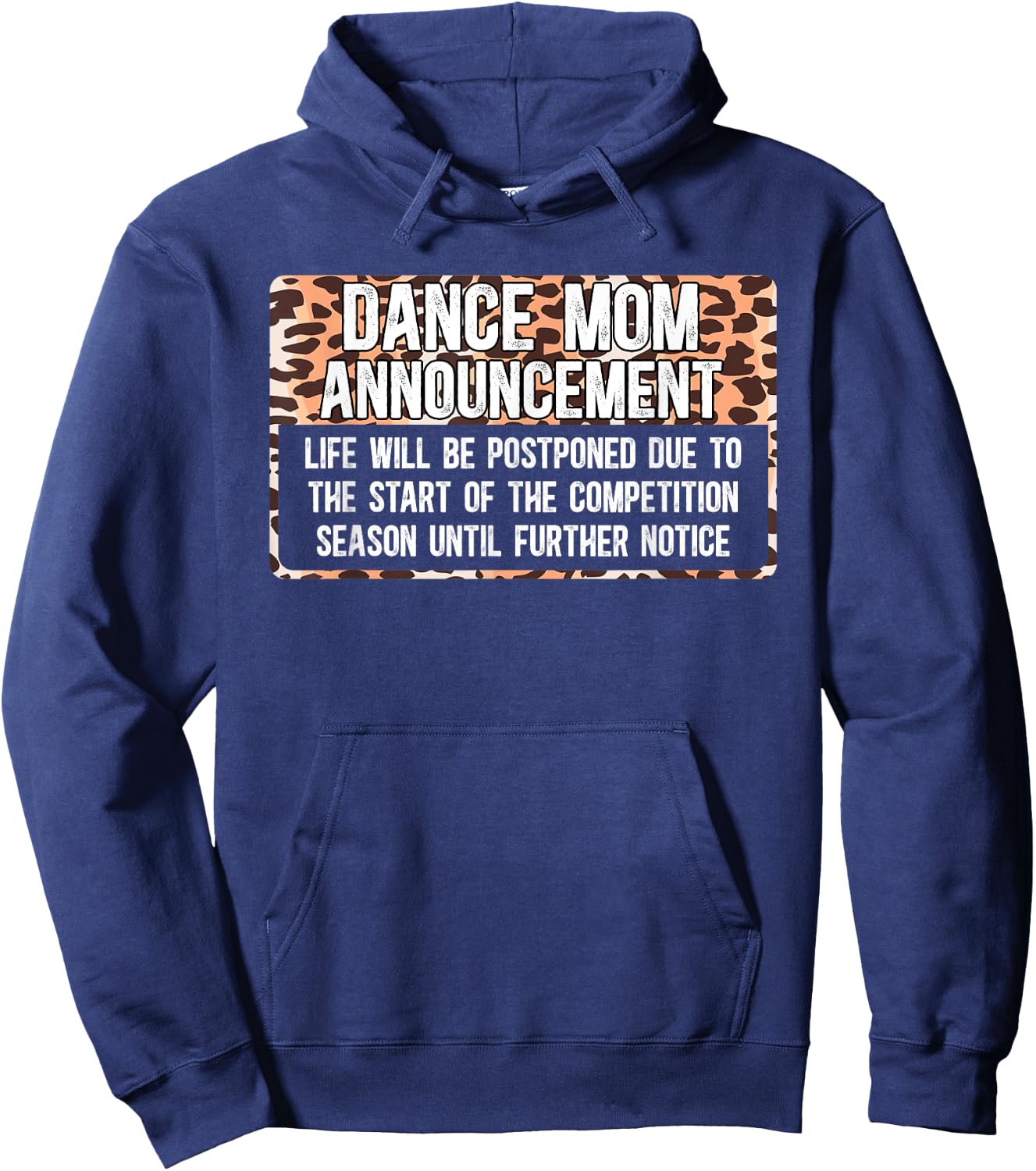 Dance Mom Announcement Dancing Mom Of A Dancer Mother Hoodie - Hoodie | Navy
