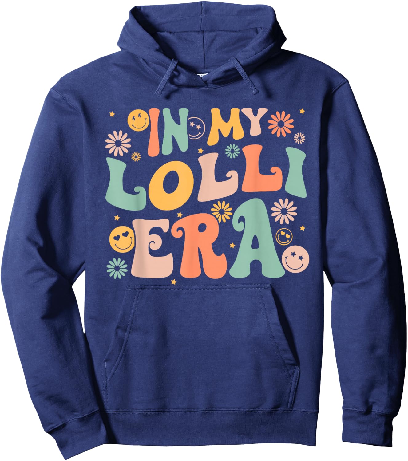 In My Lolli Era Baby Announcement For Lolli Mother's Day Hoodie - Hoodie | Navy