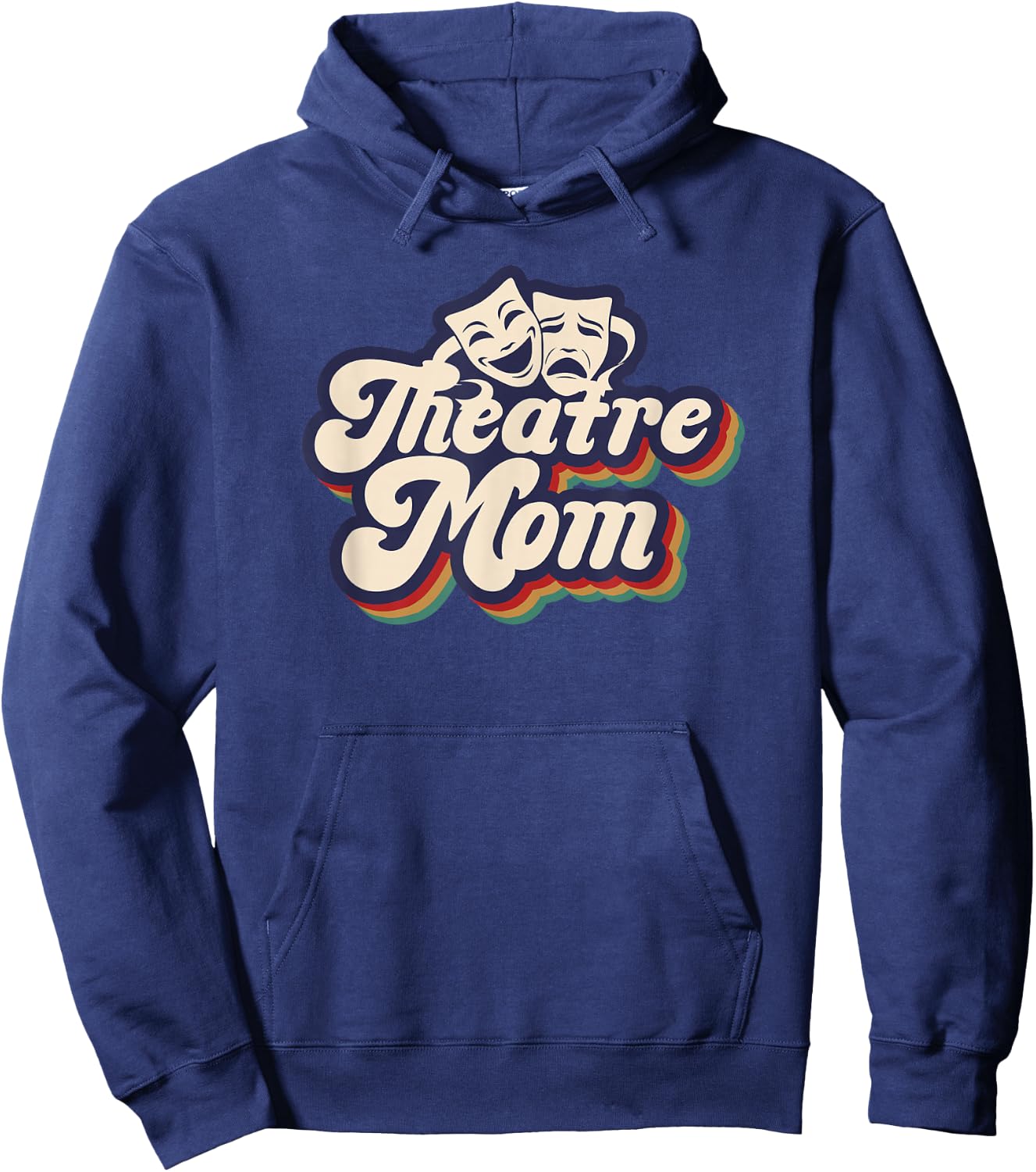 Theatre Mom Retro Theatre Actress Mom Theater Mother Hoodie - Hoodie | Navy