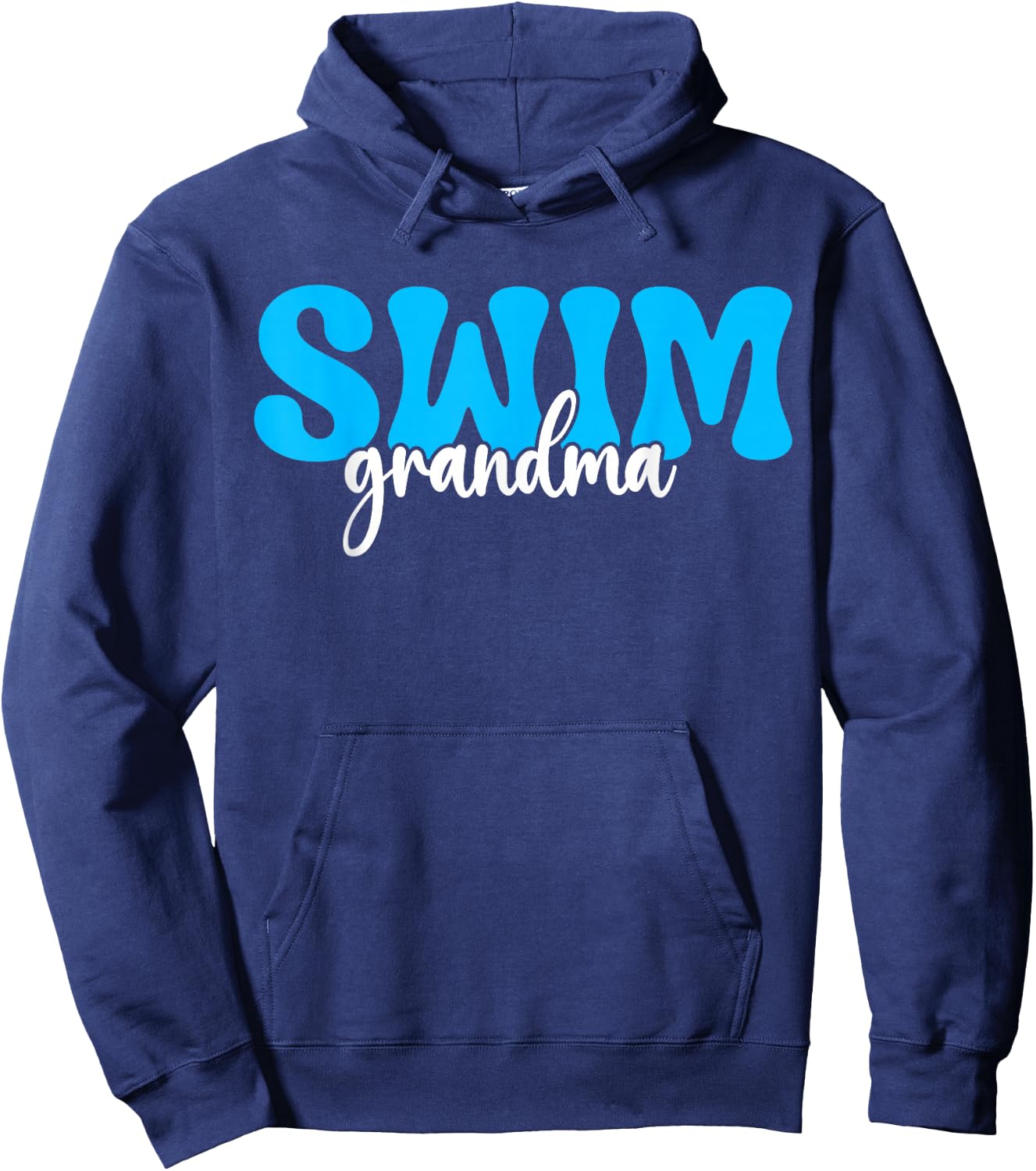 Swim Grandma Swim Grandmother Swimming Grandma Hoodie - Hoodie | Navy