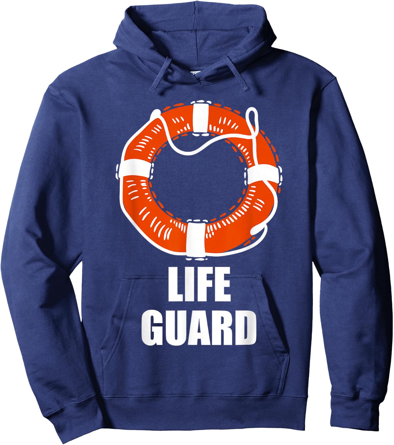 Lifebuoy Lifeguard Swimming Float Hoodie - Hoodie | Navy