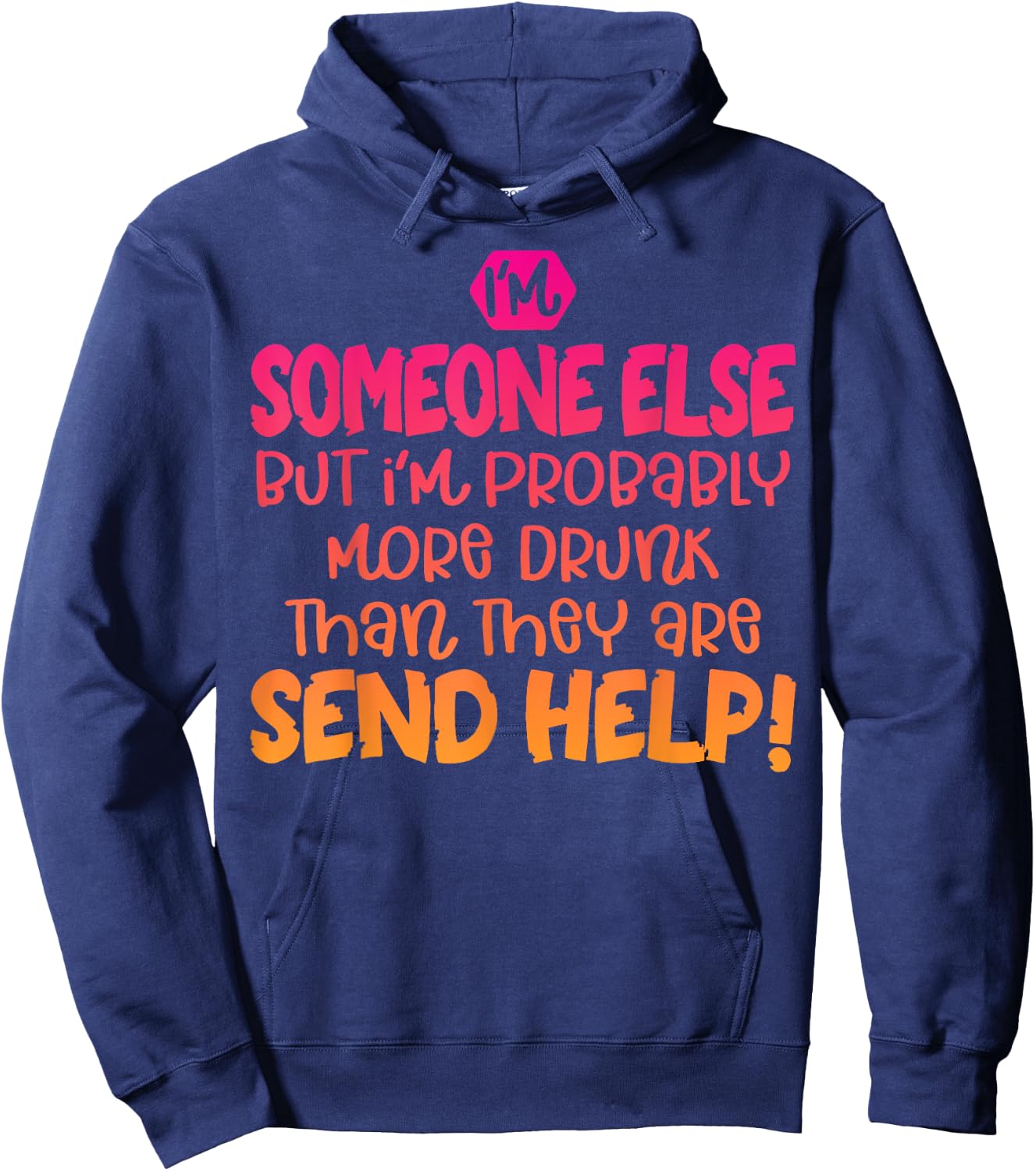 If Found Drunk Please Return To Friend Funny Matching Hoodie - Hoodie | Navy