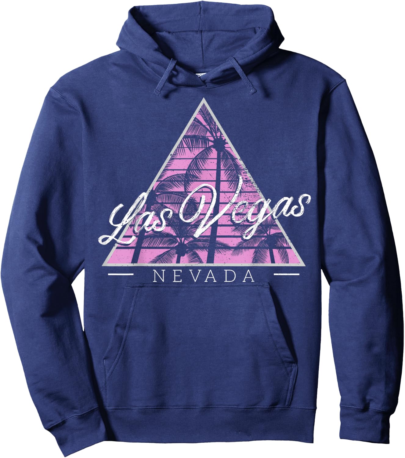 Vintage Style Nevada Las Vegas Gift Design Idea Hoodie - Hoodie | Navy