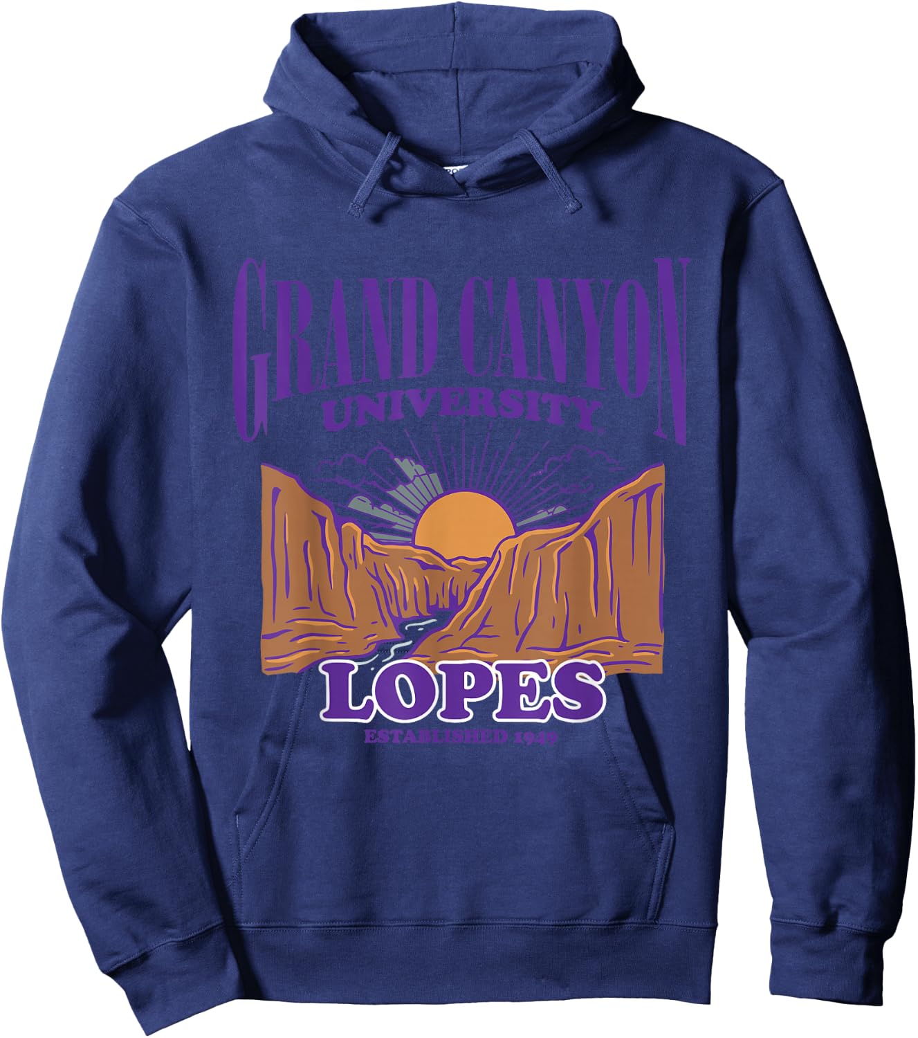 Grand Canyon Lopes | Official NCAA Merch | NCAFGCU010 Hoodie - Hoodie | Navy