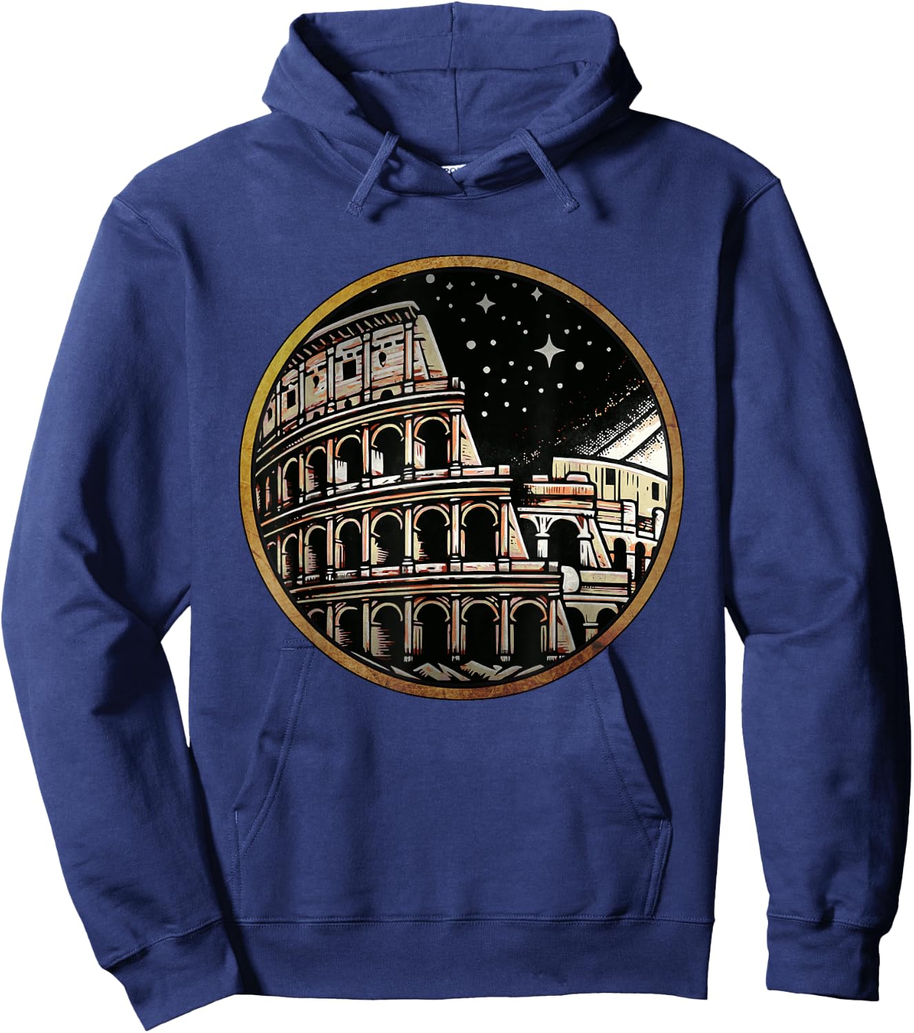 Roman Empire Colosseum of Ancient Rome Hoodie - Hoodie | Navy
