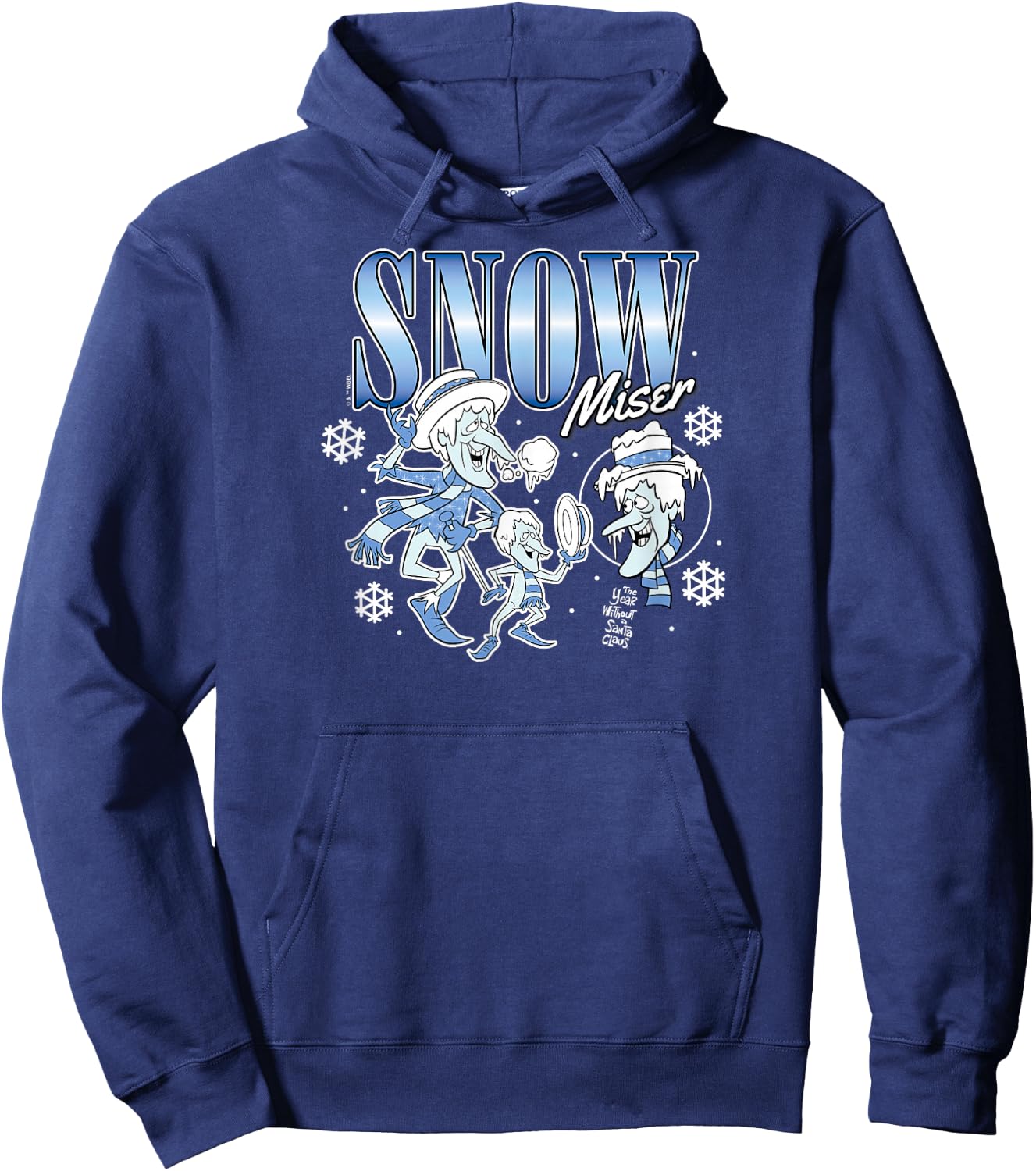 The Year Without A Santa Claus - Snow Miser Character Hoodie - Hoodie | Navy