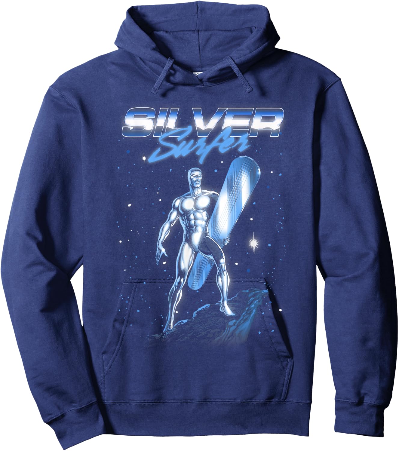 Marvel Comics Silver Surfer Classic Pose Hoodie - Hoodie | Navy