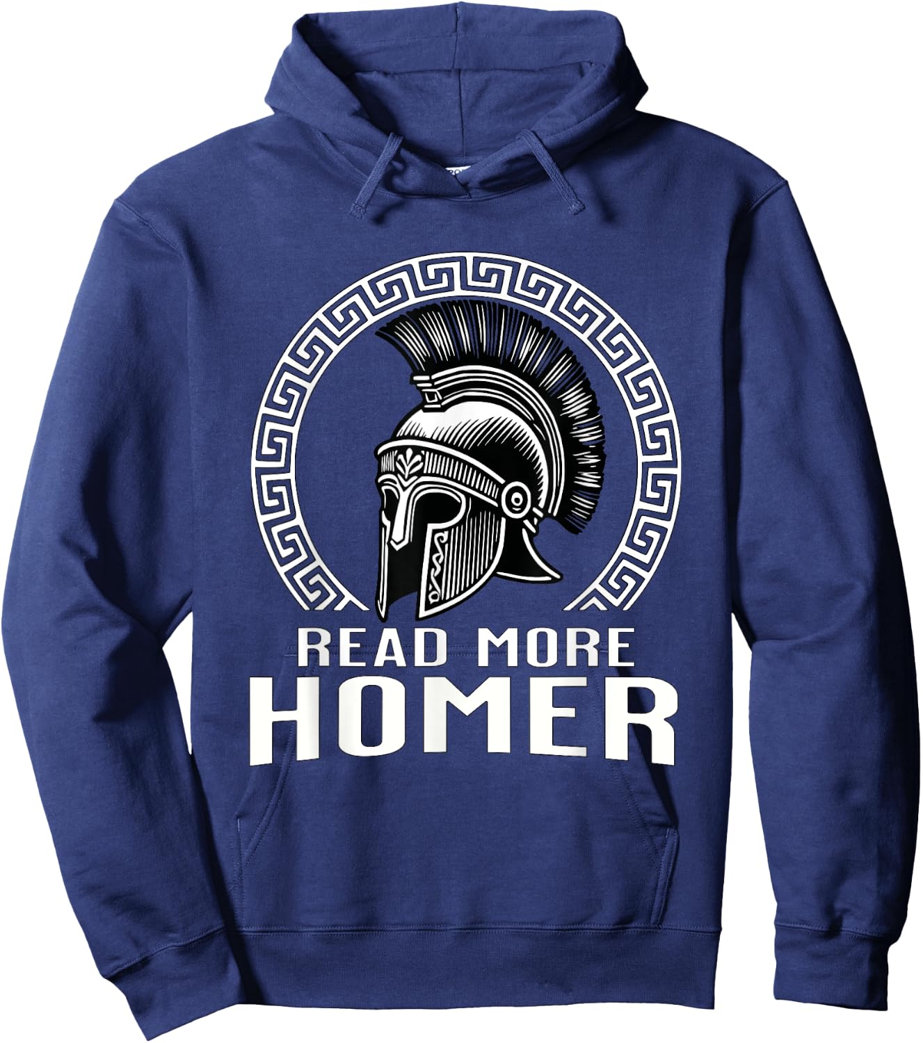 Homer Iliad and Odyssey Greek History Read More Homer Hoodie - Hoodie | Navy