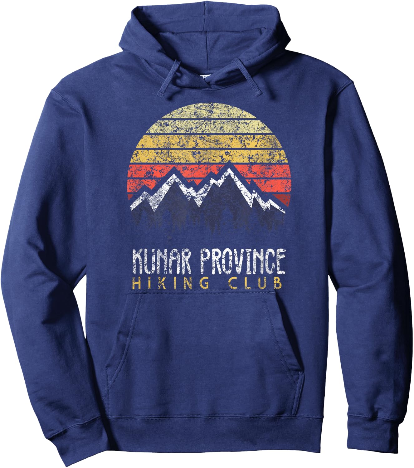 American Marauder: Afghanistan Camping Kunar Hiking Club Hoodie - Hoodie | Navy