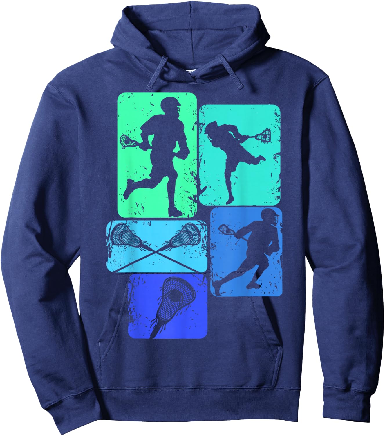 Lacrosse Boys Kids Men Youth Hoodie - Hoodie | Navy
