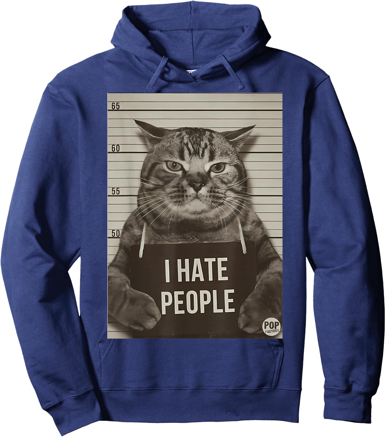Cat funny, Cats love, Cats I Hate People Hoodie - Hoodie | Navy