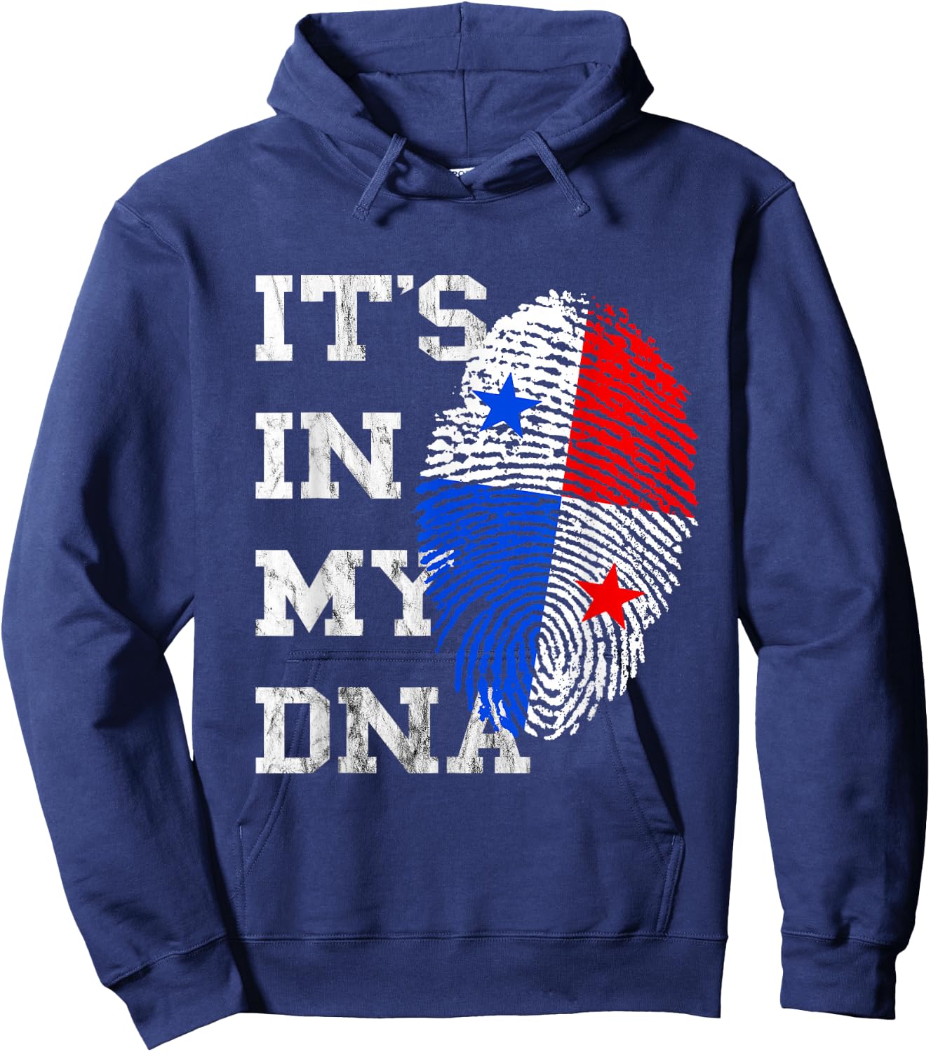 Panama It''s In My DNA Roots Panama Trip Panamanian Flag Hoodie - Hoodie | Navy